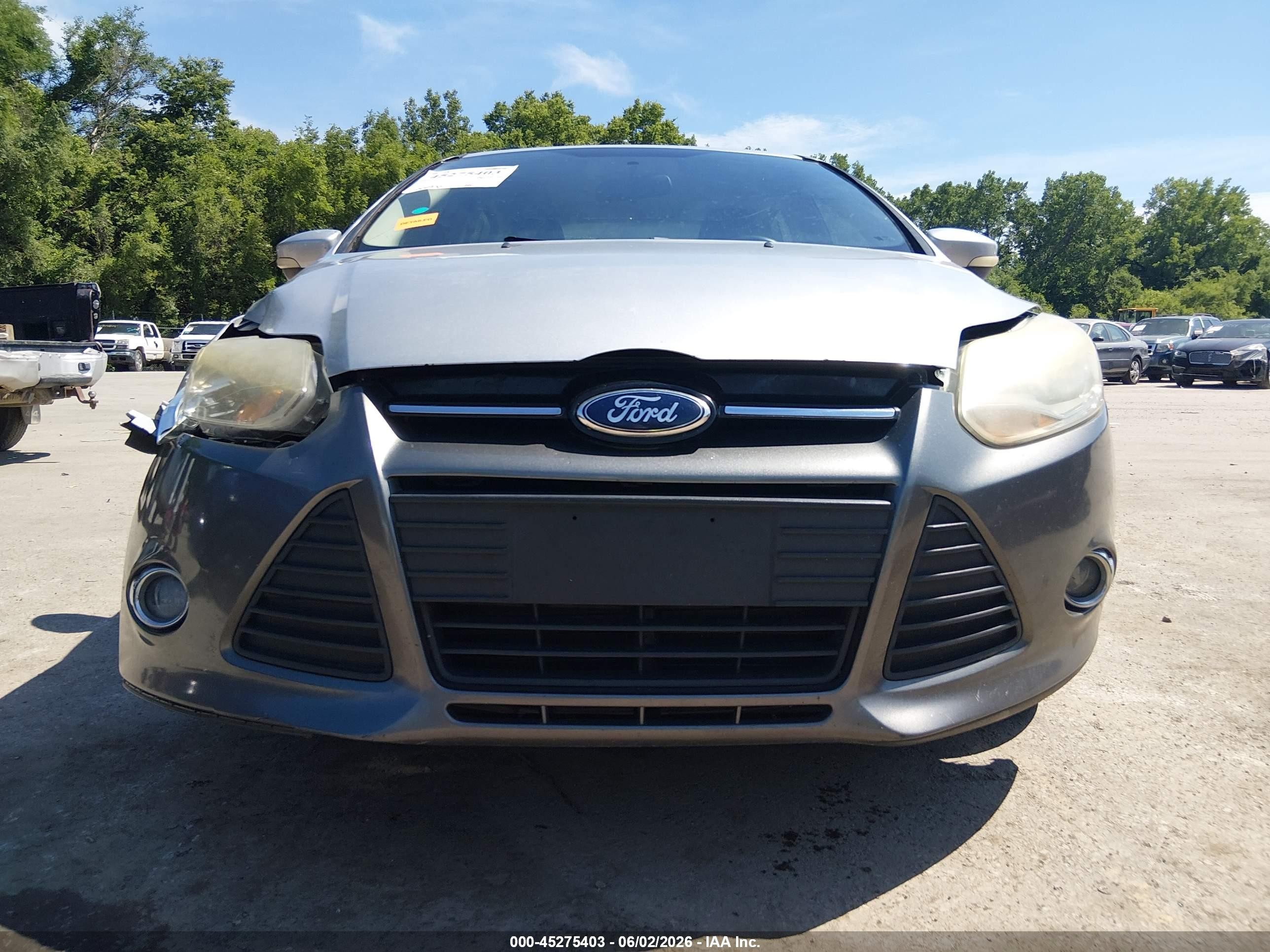2012 Ford Focus Sel Silver vin: 1FAHP3H29CL397724
