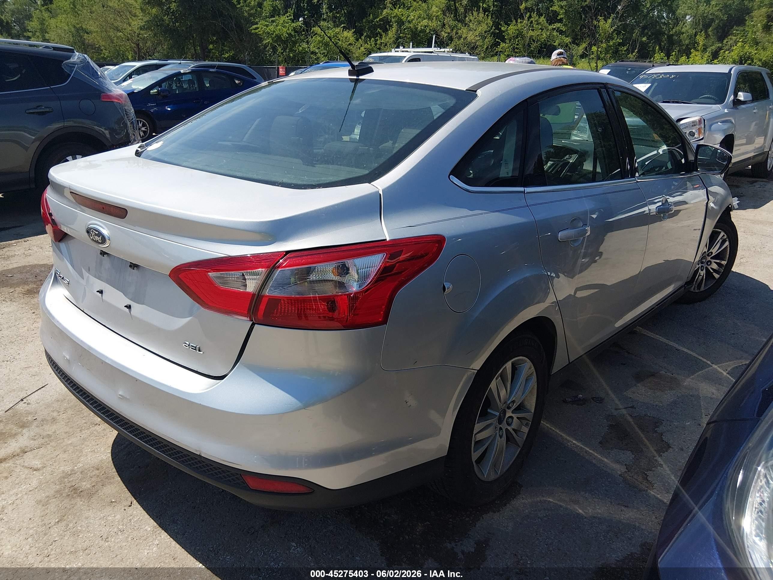 2012 Ford Focus Sel Silver vin: 1FAHP3H29CL397724