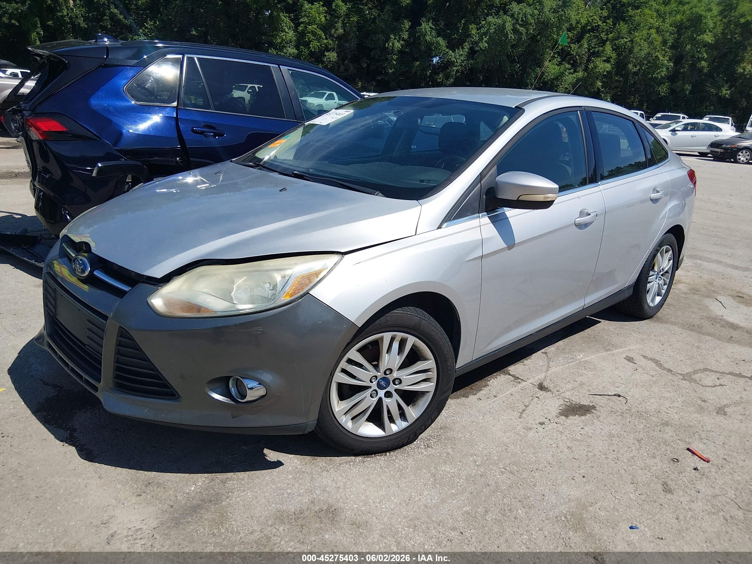 2012 Ford Focus Sel Silver vin: 1FAHP3H29CL397724