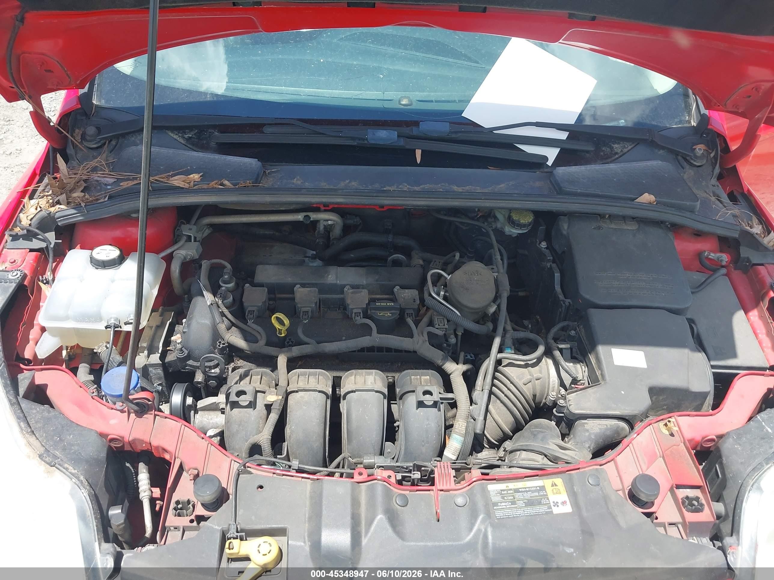 2012 Ford Focus Sel Red vin: 1FAHP3H29CL444525
