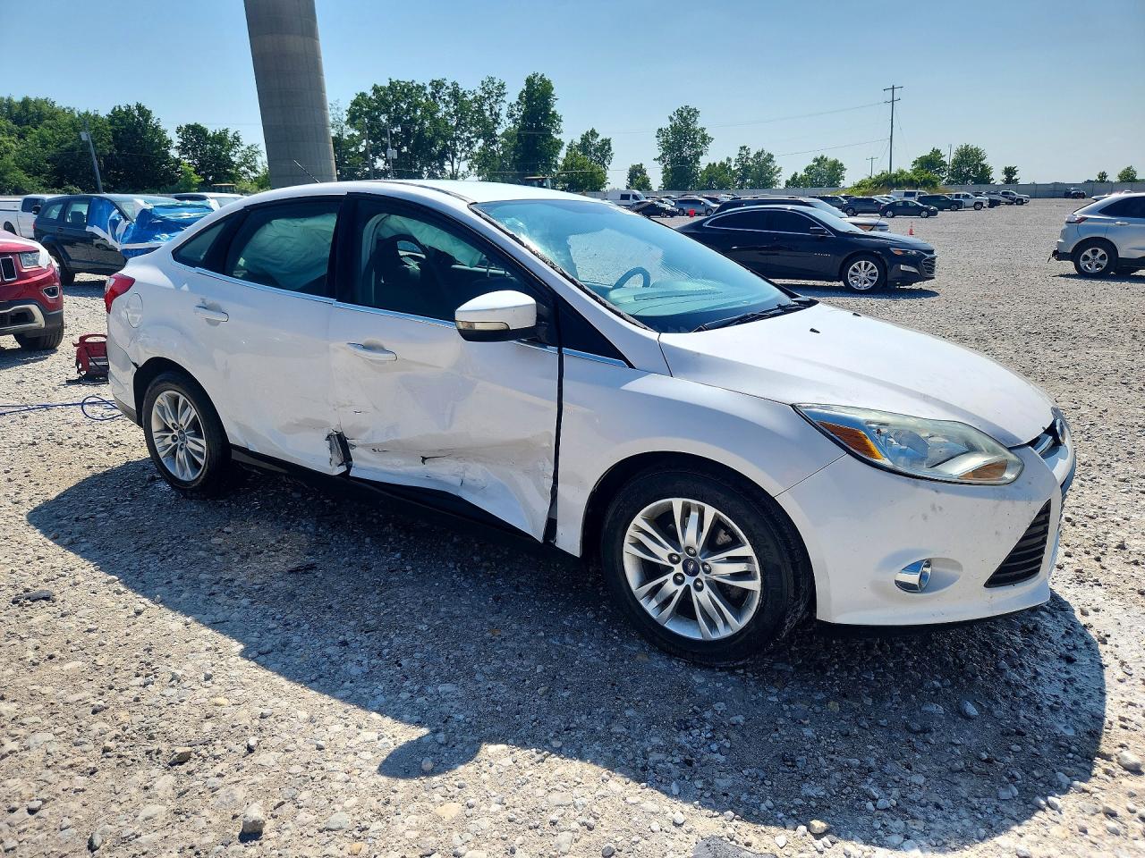 2012 Ford Focus Sel Белый vin: 1FAHP3H2XCL154701