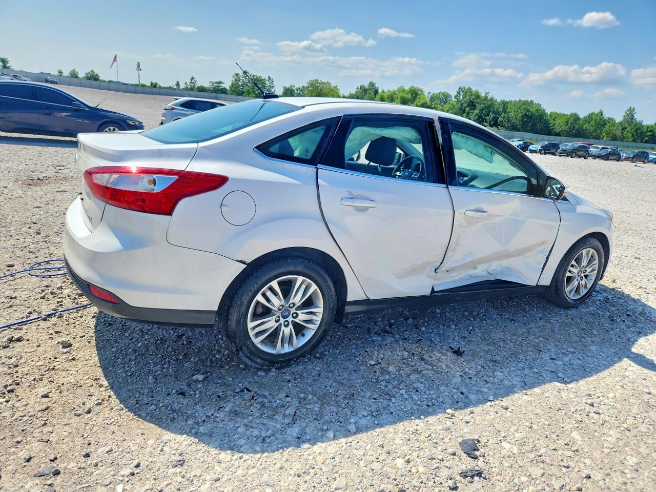 2012 Ford Focus Sel Белый vin: 1FAHP3H2XCL154701