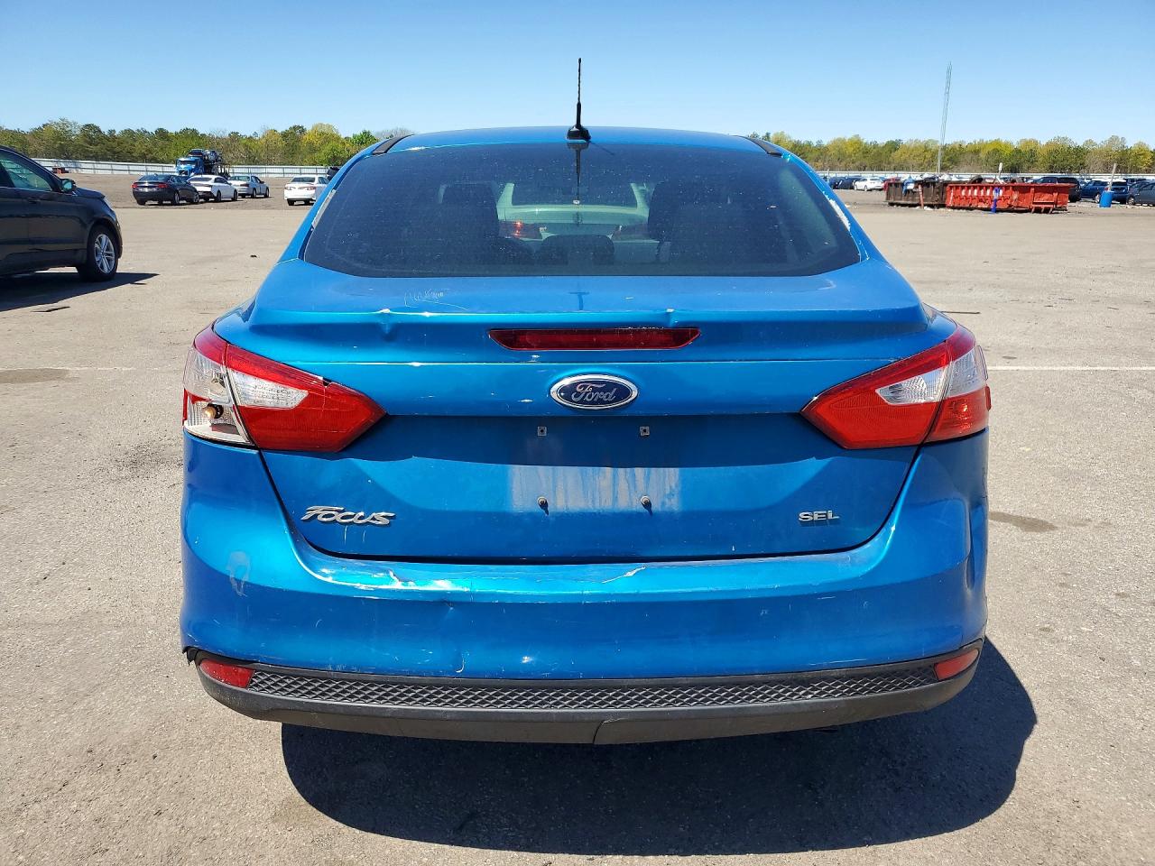 2012 Ford Focus Sel Blue vin: 1FAHP3H2XCL163219