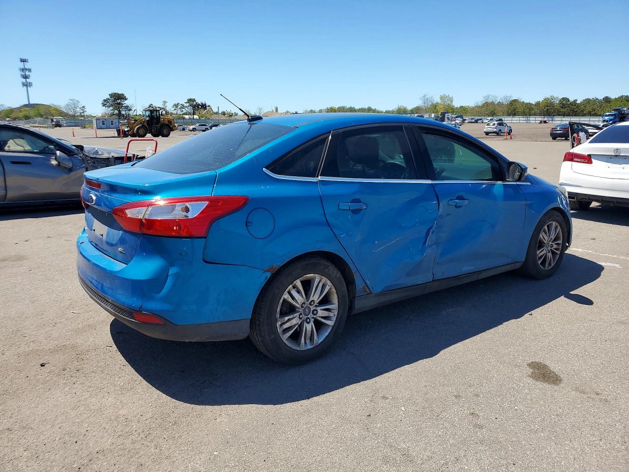 2012 Ford Focus Sel Blue vin: 1FAHP3H2XCL163219