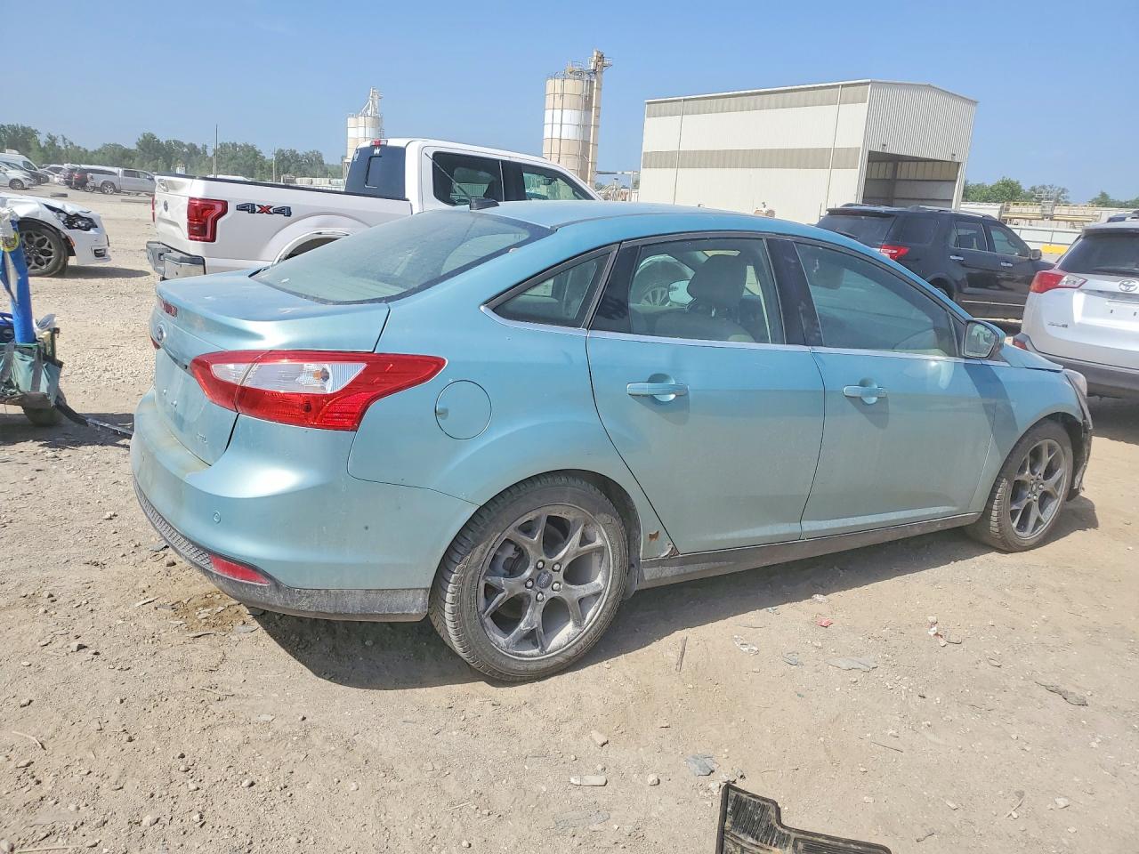 2012 Ford Focus Sel Blue vin: 1FAHP3H2XCL319128