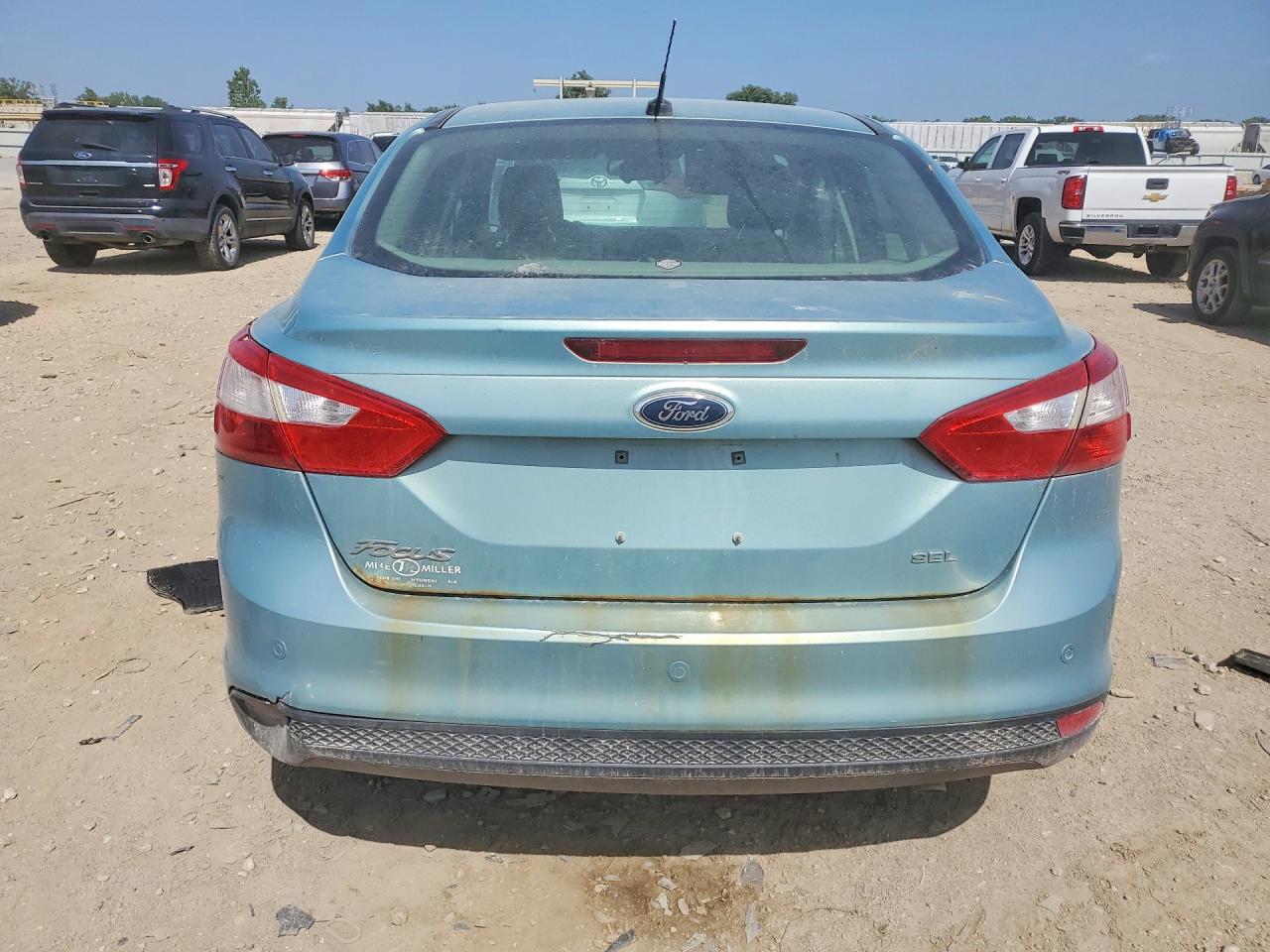 2012 Ford Focus Sel Blue vin: 1FAHP3H2XCL319128