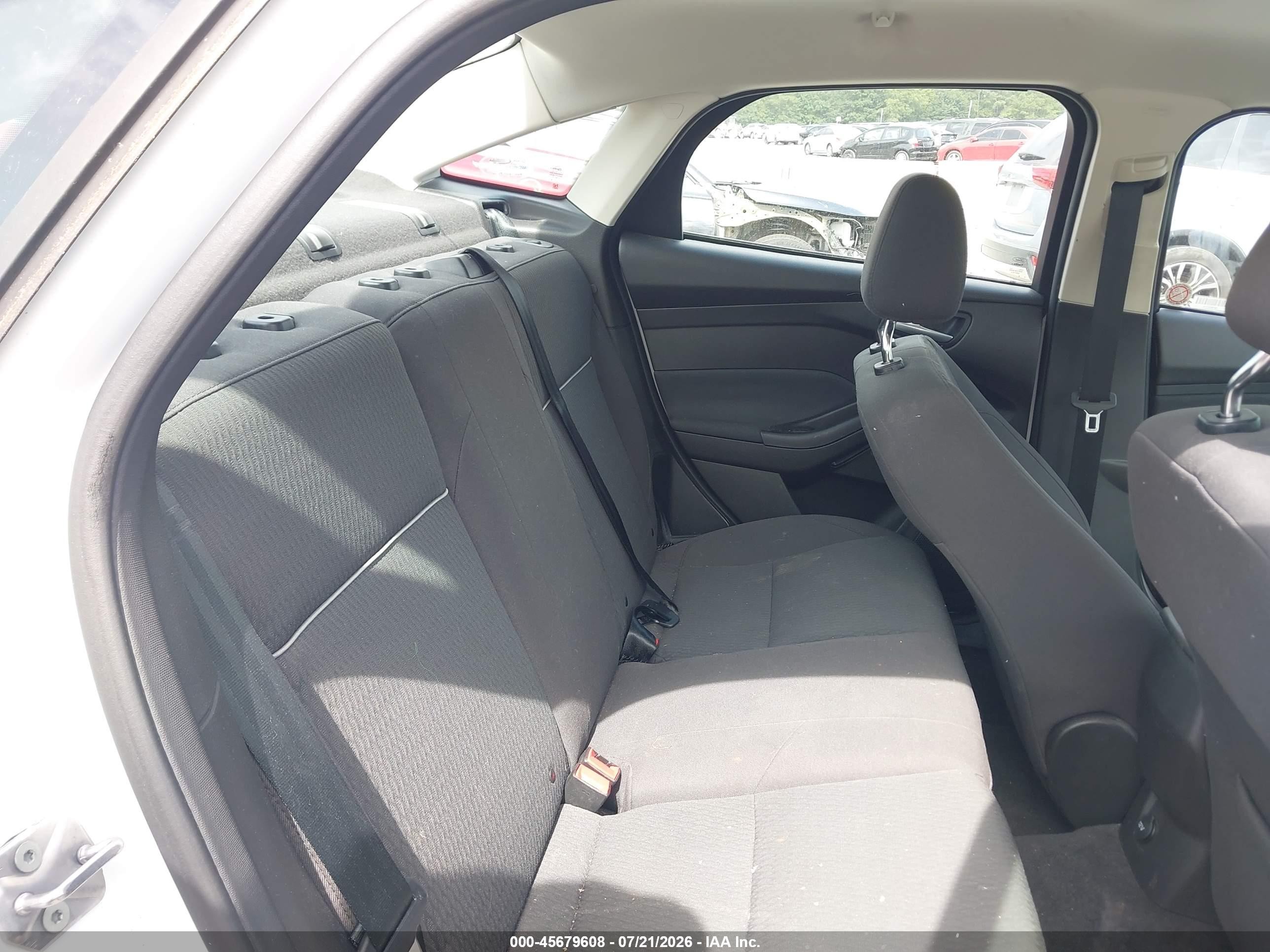 2012 Ford Focus Sel White vin: 1FAHP3H2XCL357748