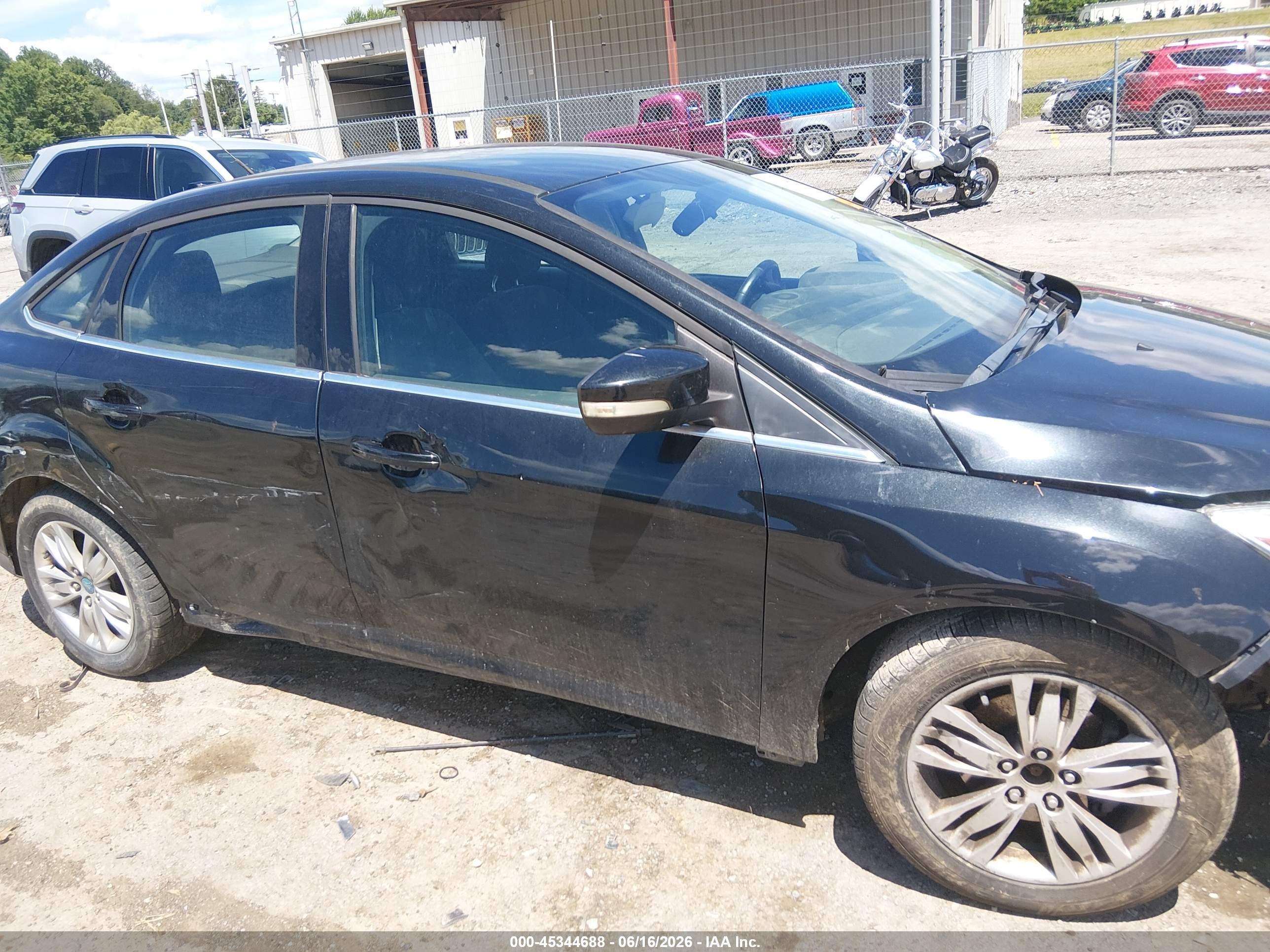 2012 Ford Focus Sel Black vin: 1FAHP3H2XCL373769