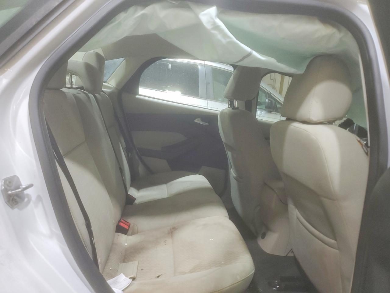 2012 Ford Focus Sel White vin: 1FAHP3H2XCL424283