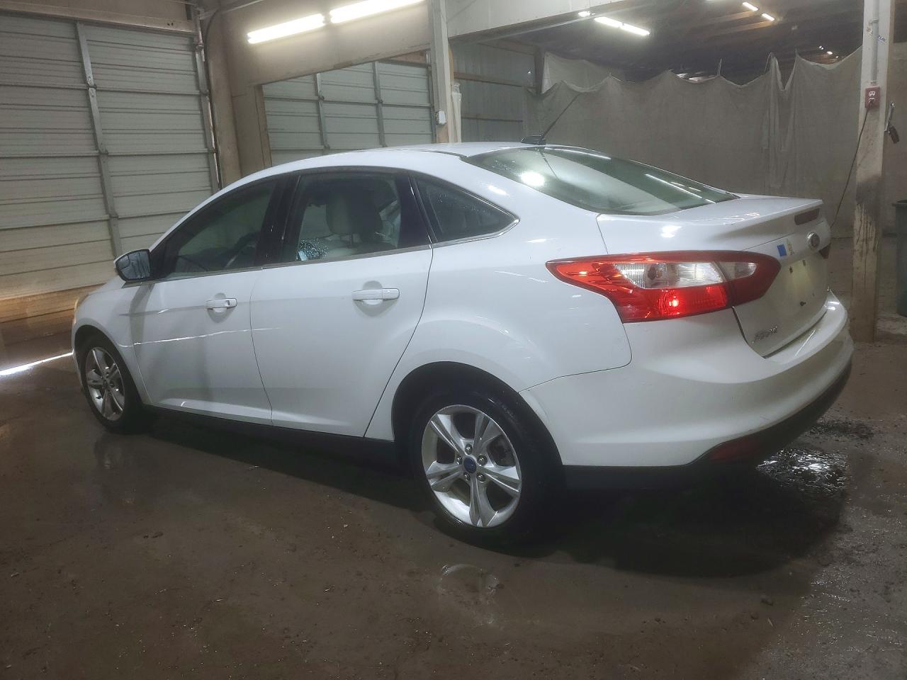 2012 Ford Focus Sel White vin: 1FAHP3H2XCL424283