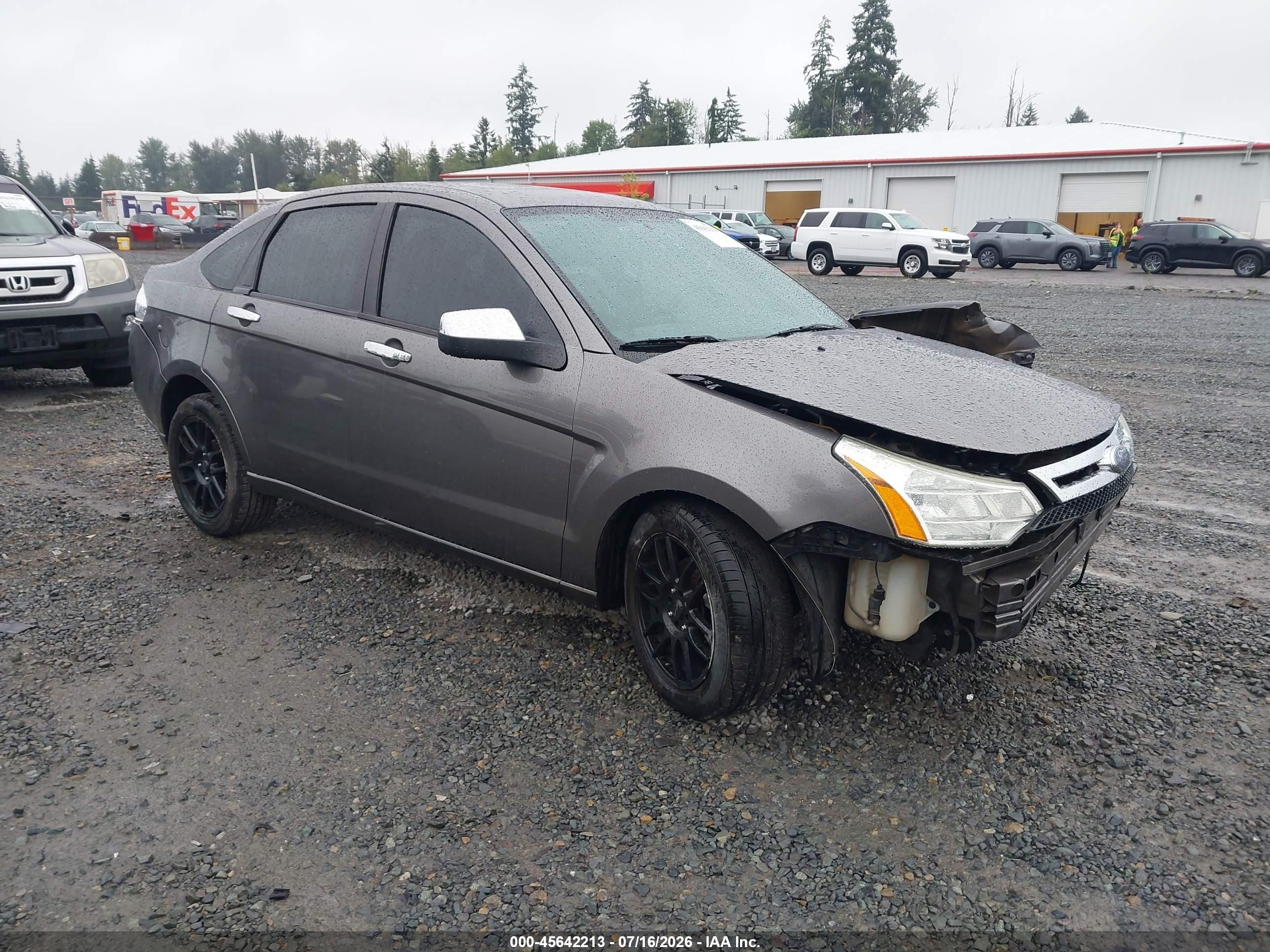 2010 Ford Focus Sel Серый vin: 1FAHP3HN0AW207976