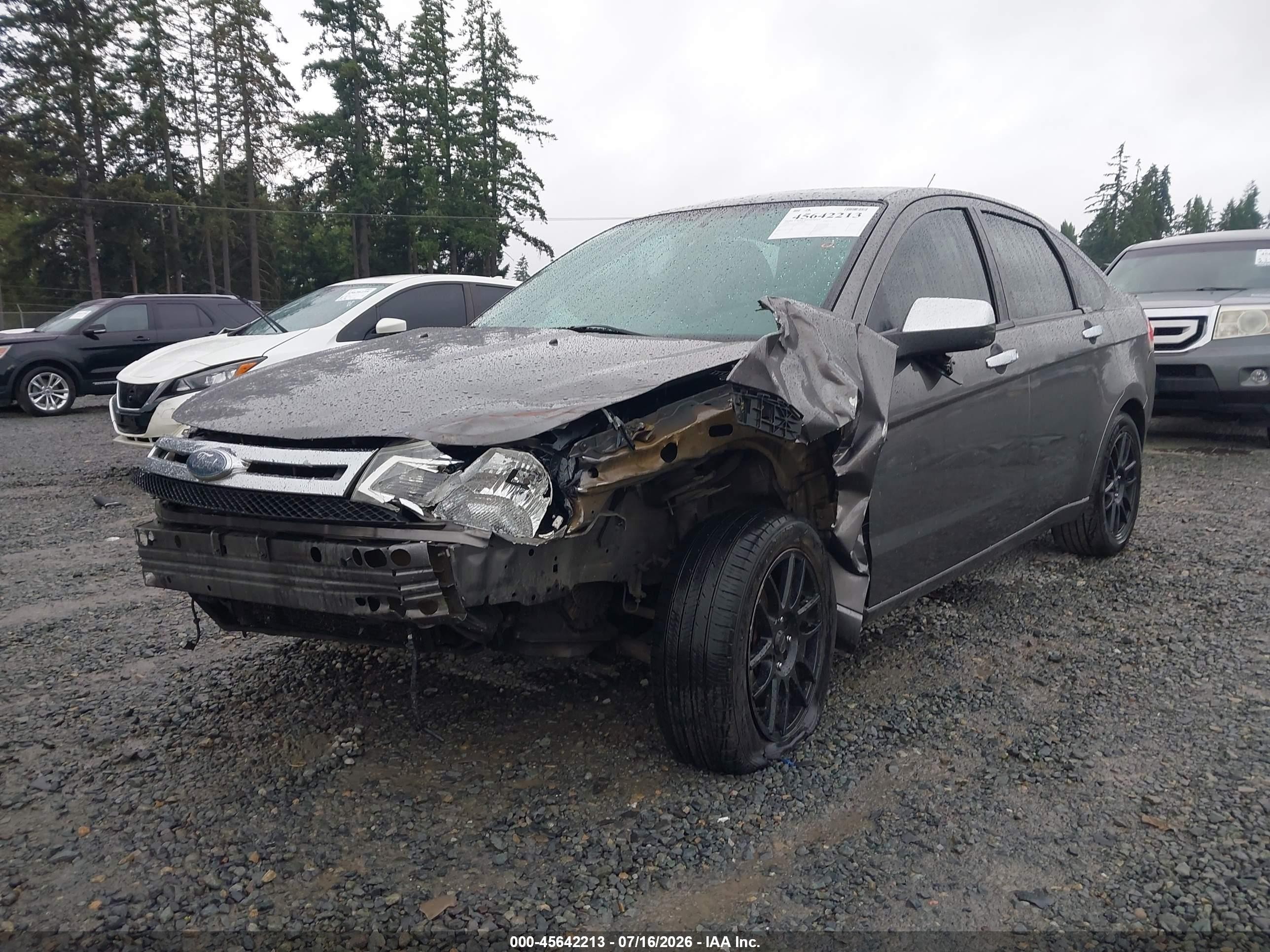2010 Ford Focus Sel Серый vin: 1FAHP3HN0AW207976