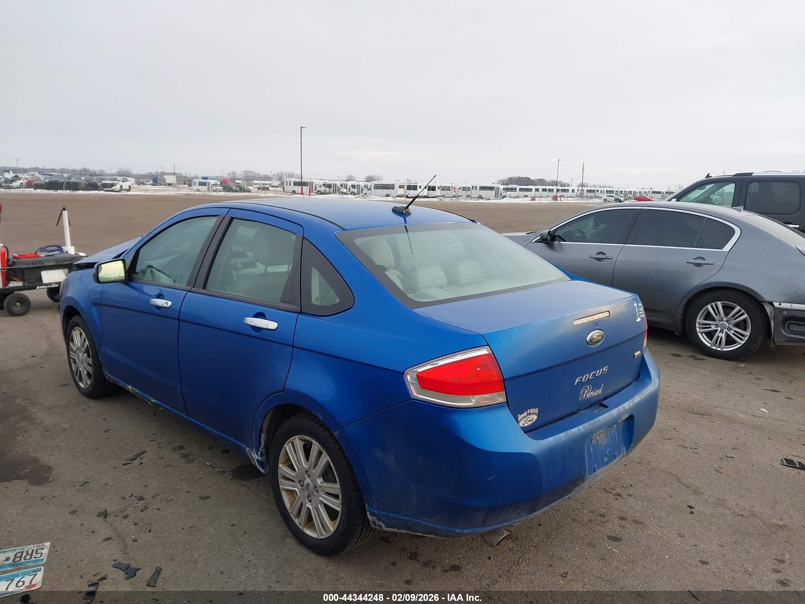 2010 Ford Focus Sel Синий vin: 1FAHP3HN0AW227709