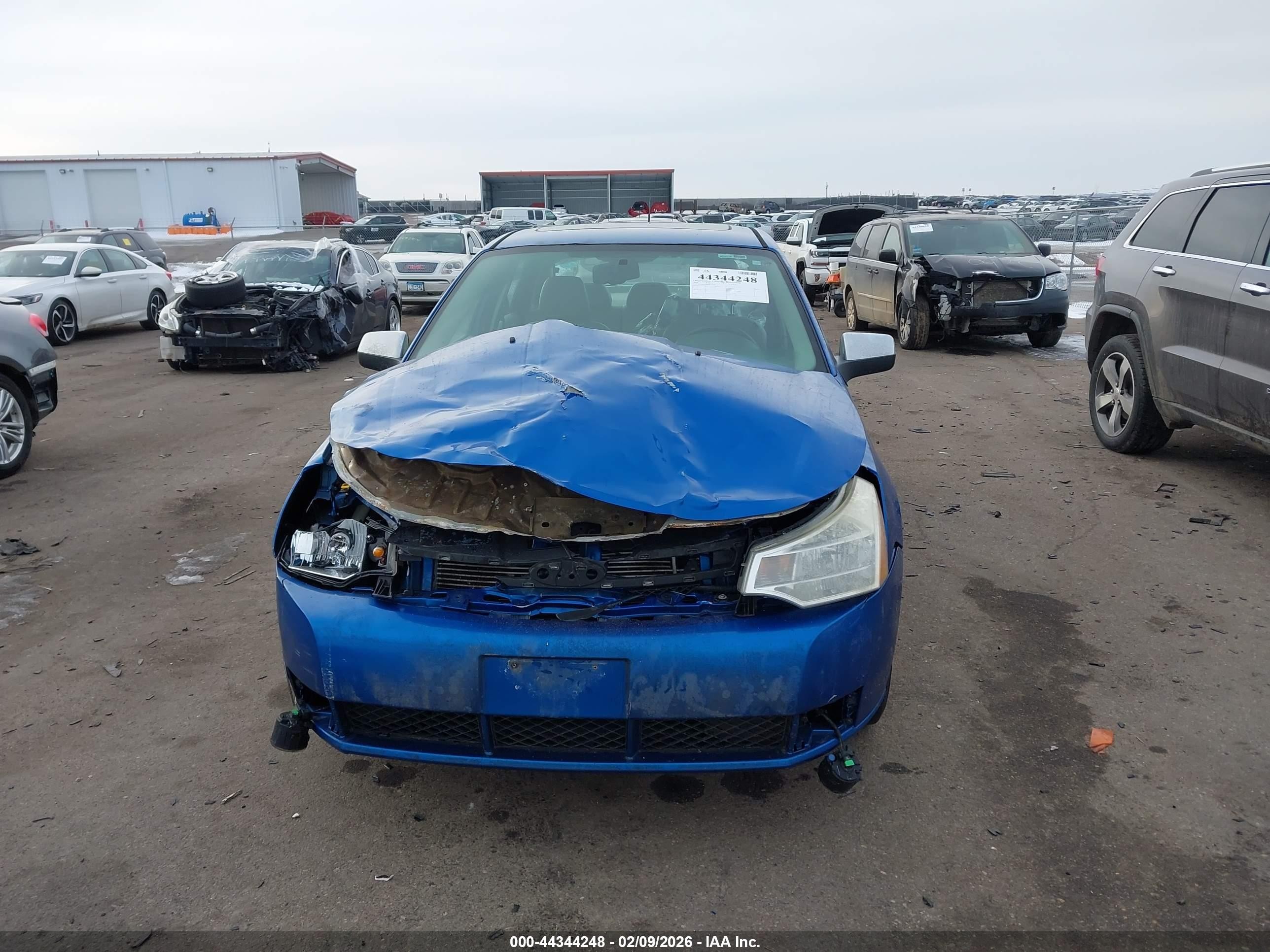 2010 Ford Focus Sel Синий vin: 1FAHP3HN0AW227709