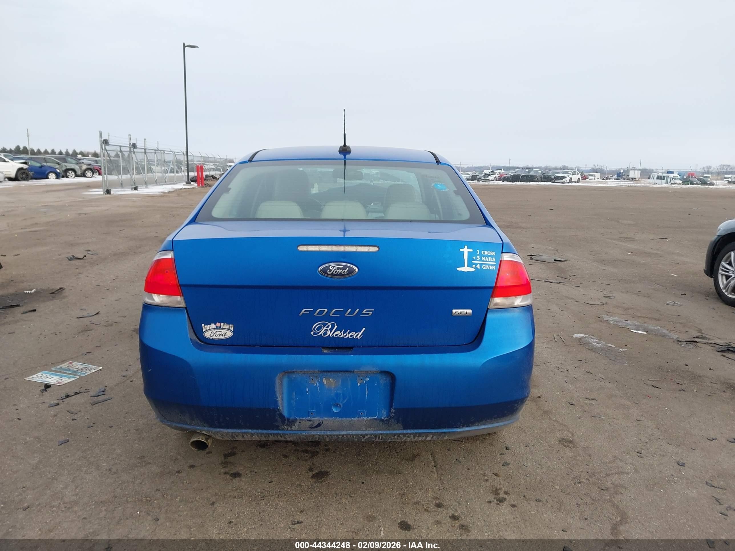 2010 Ford Focus Sel Синий vin: 1FAHP3HN0AW227709