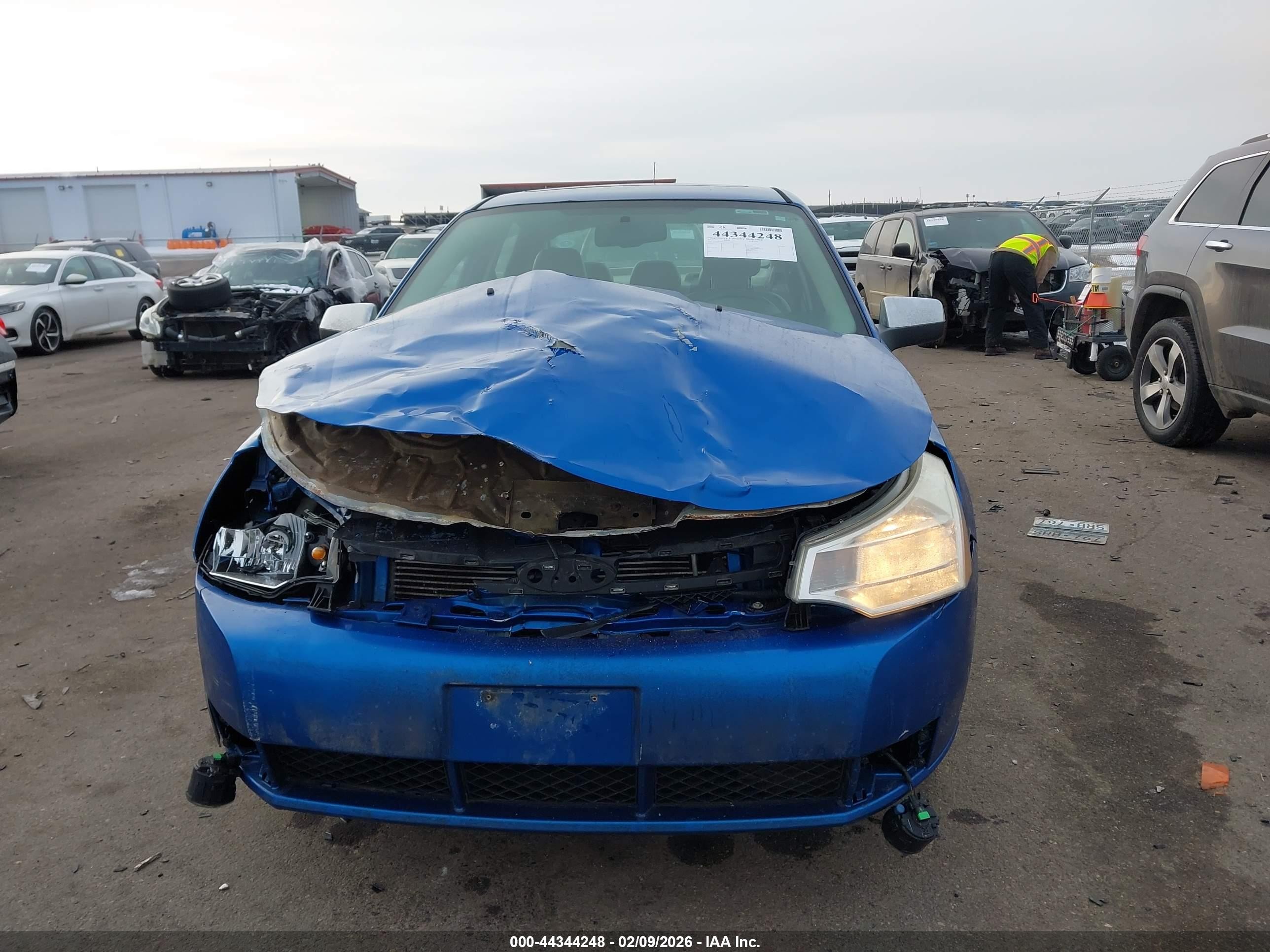 2010 Ford Focus Sel Синий vin: 1FAHP3HN0AW227709