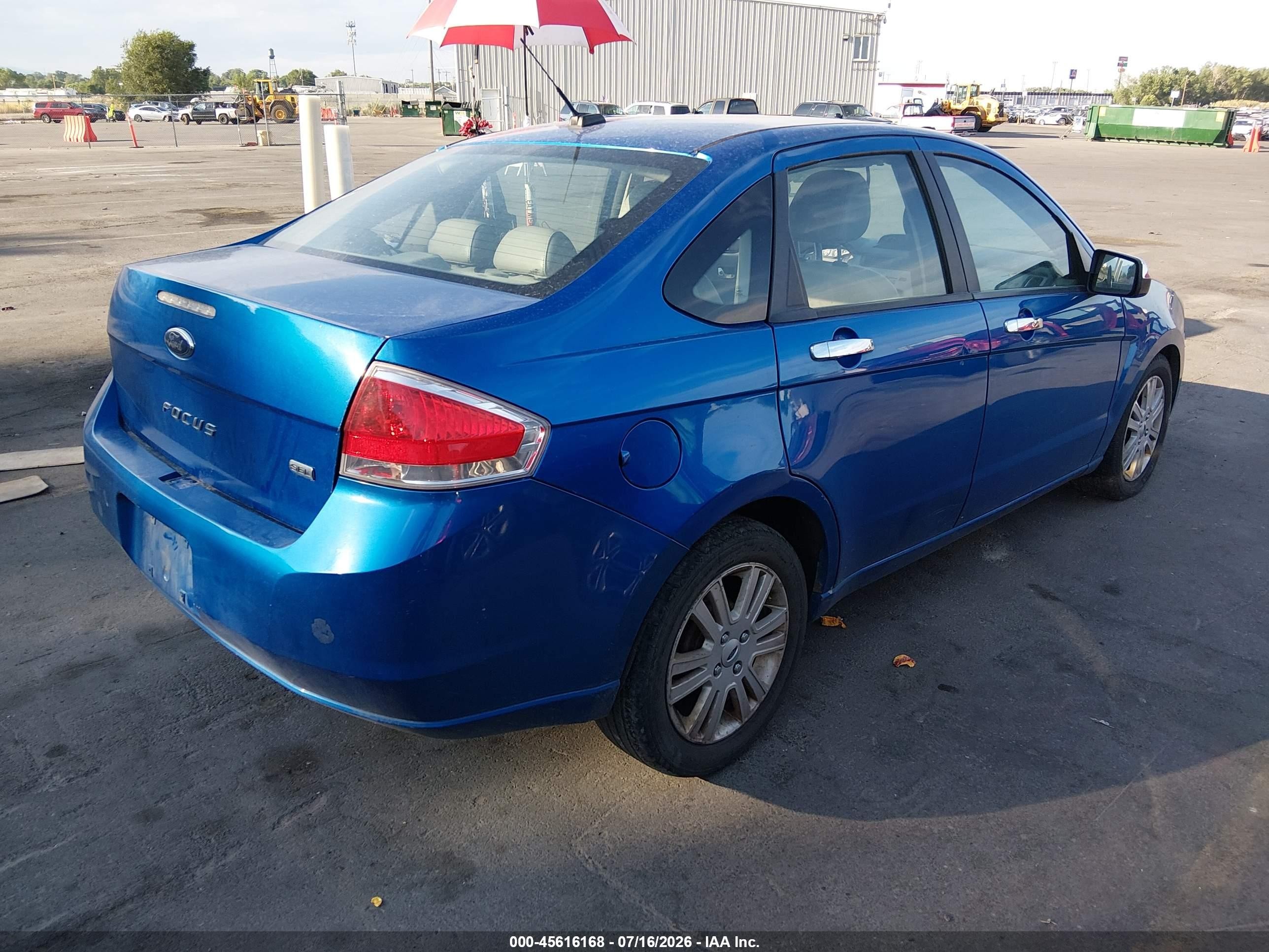 2010 Ford Focus Sel Синий vin: 1FAHP3HN0AW273993