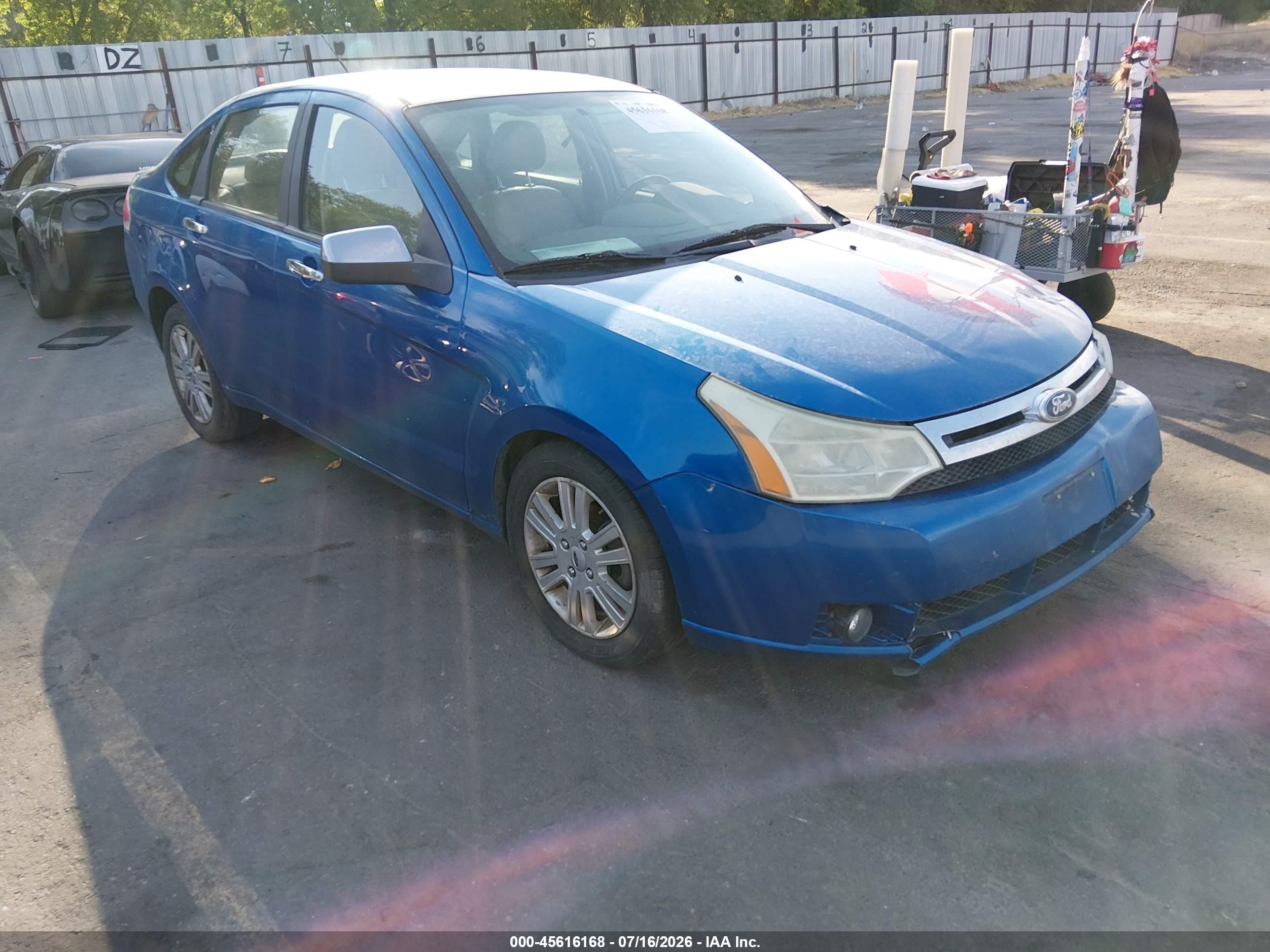 2010 Ford Focus Sel Синий vin: 1FAHP3HN0AW273993