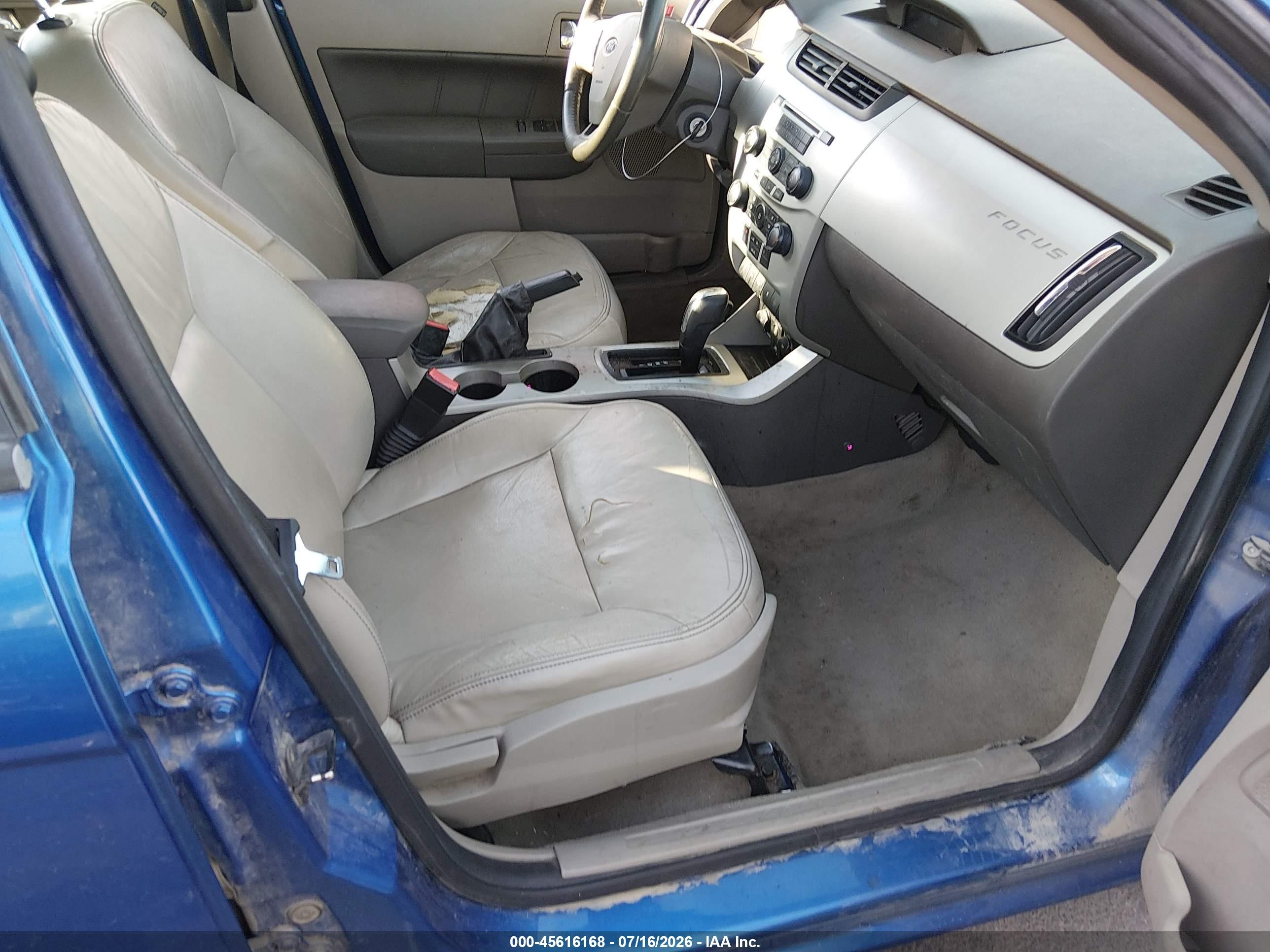 2010 Ford Focus Sel Синий vin: 1FAHP3HN0AW273993