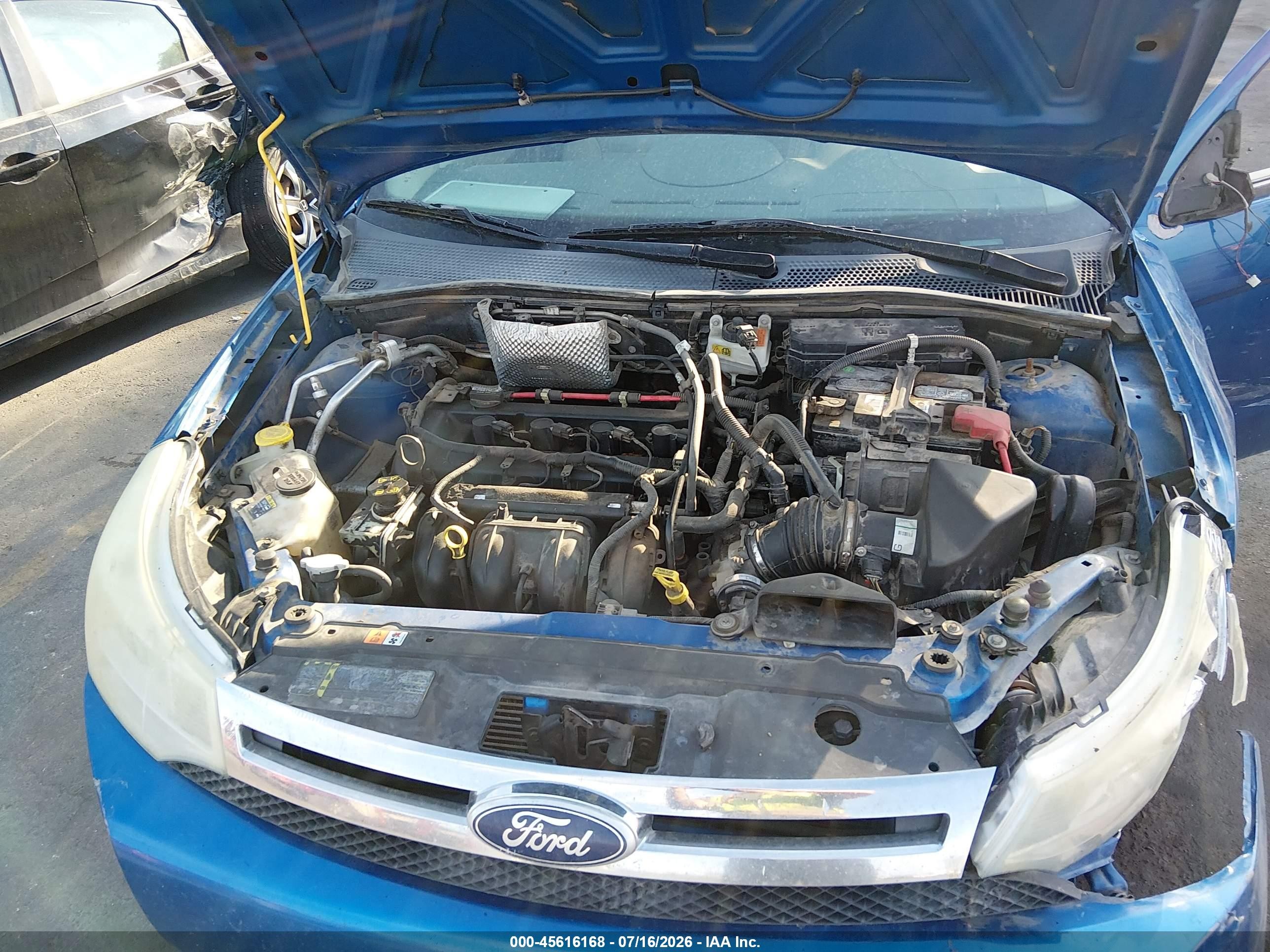 2010 Ford Focus Sel Синий vin: 1FAHP3HN0AW273993