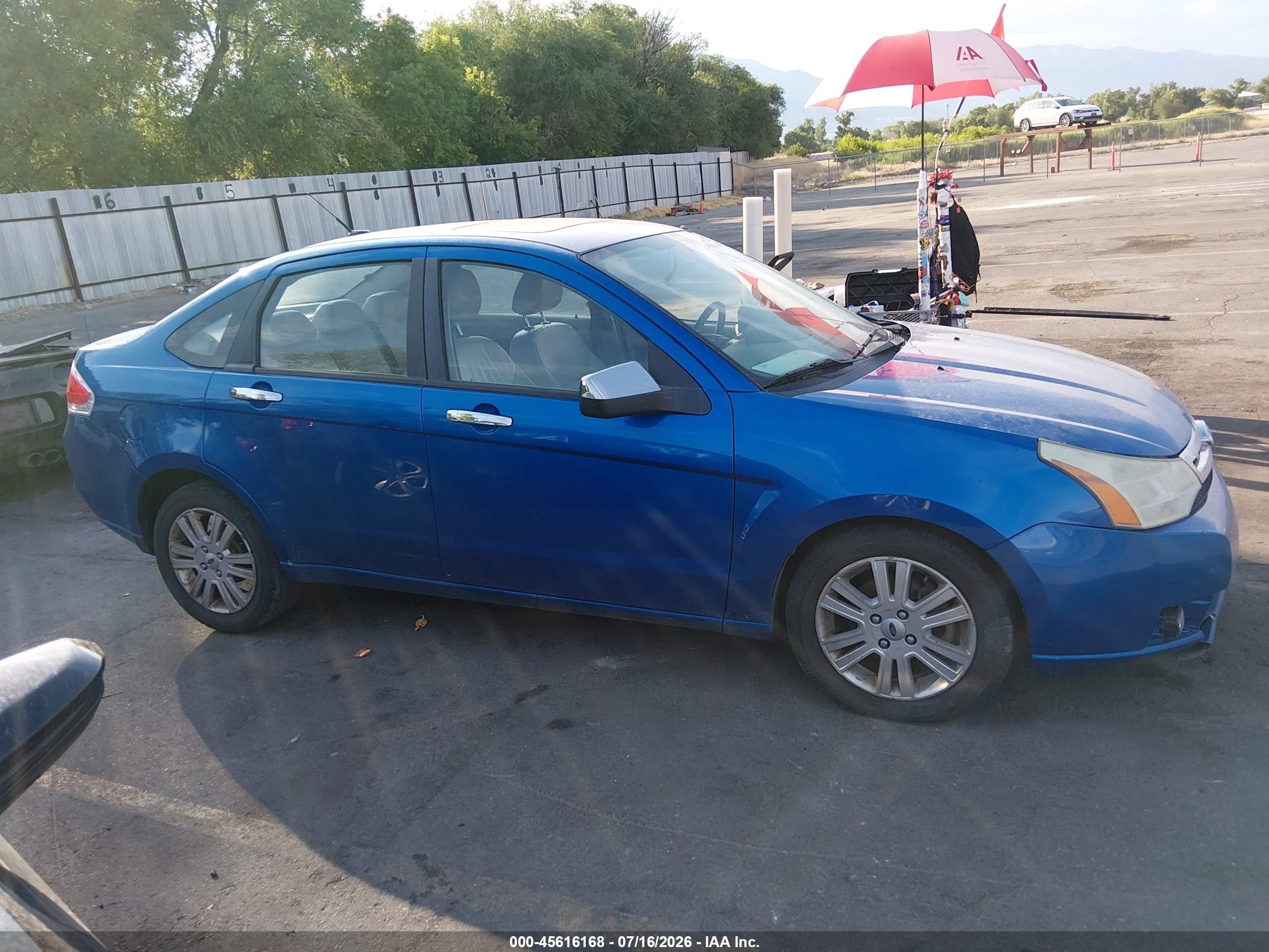 2010 Ford Focus Sel Синий vin: 1FAHP3HN0AW273993