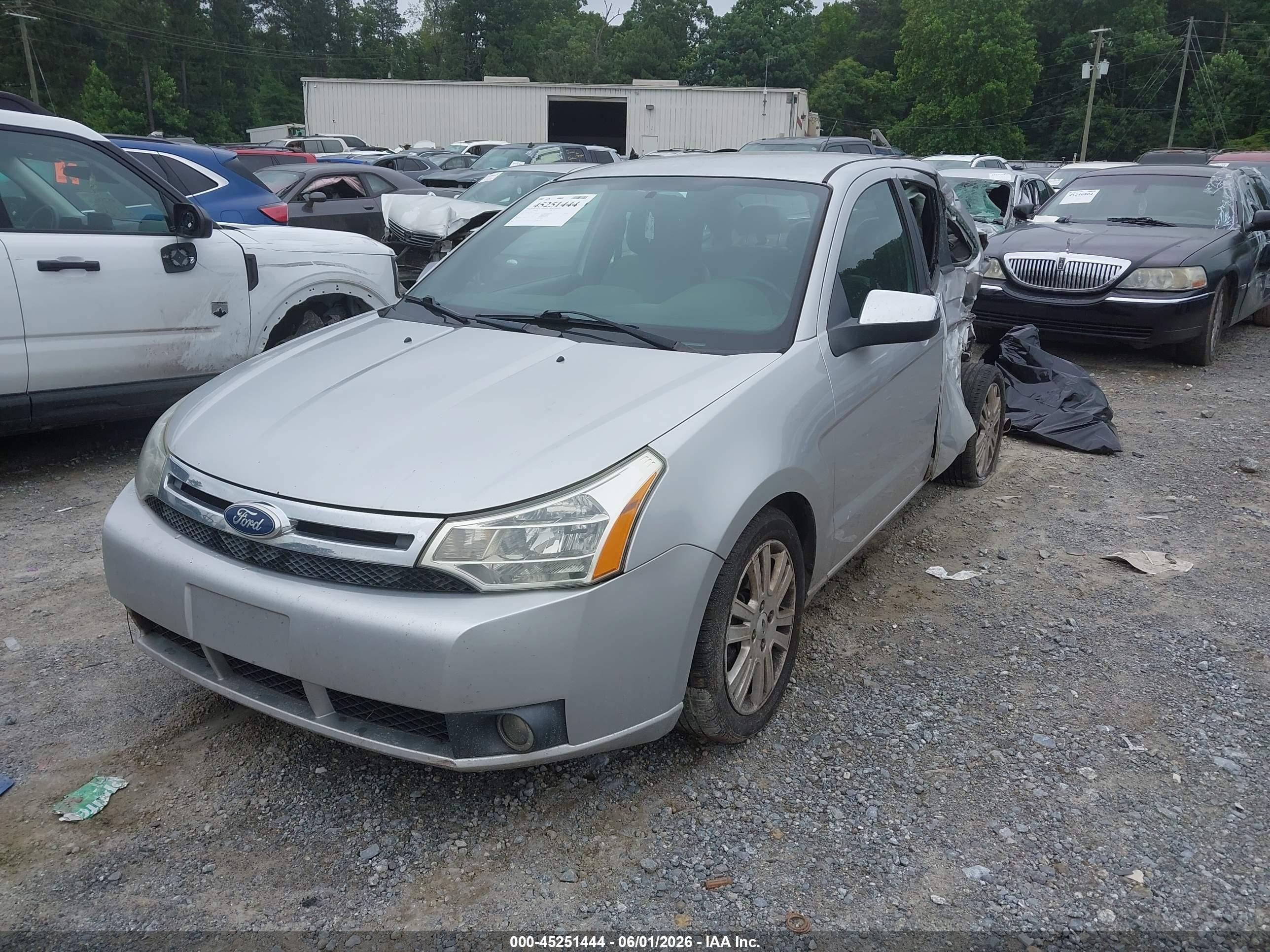 2011 Ford Focus Sel Silver vin: 1FAHP3HN0BW158876