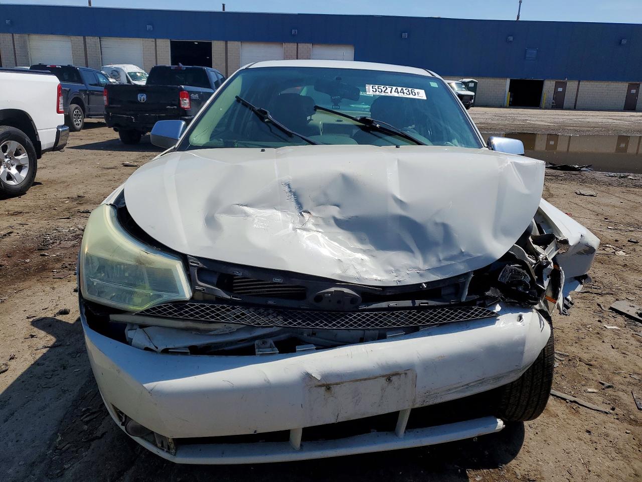 2010 Ford Focus Sel White vin: 1FAHP3HN1AW170520