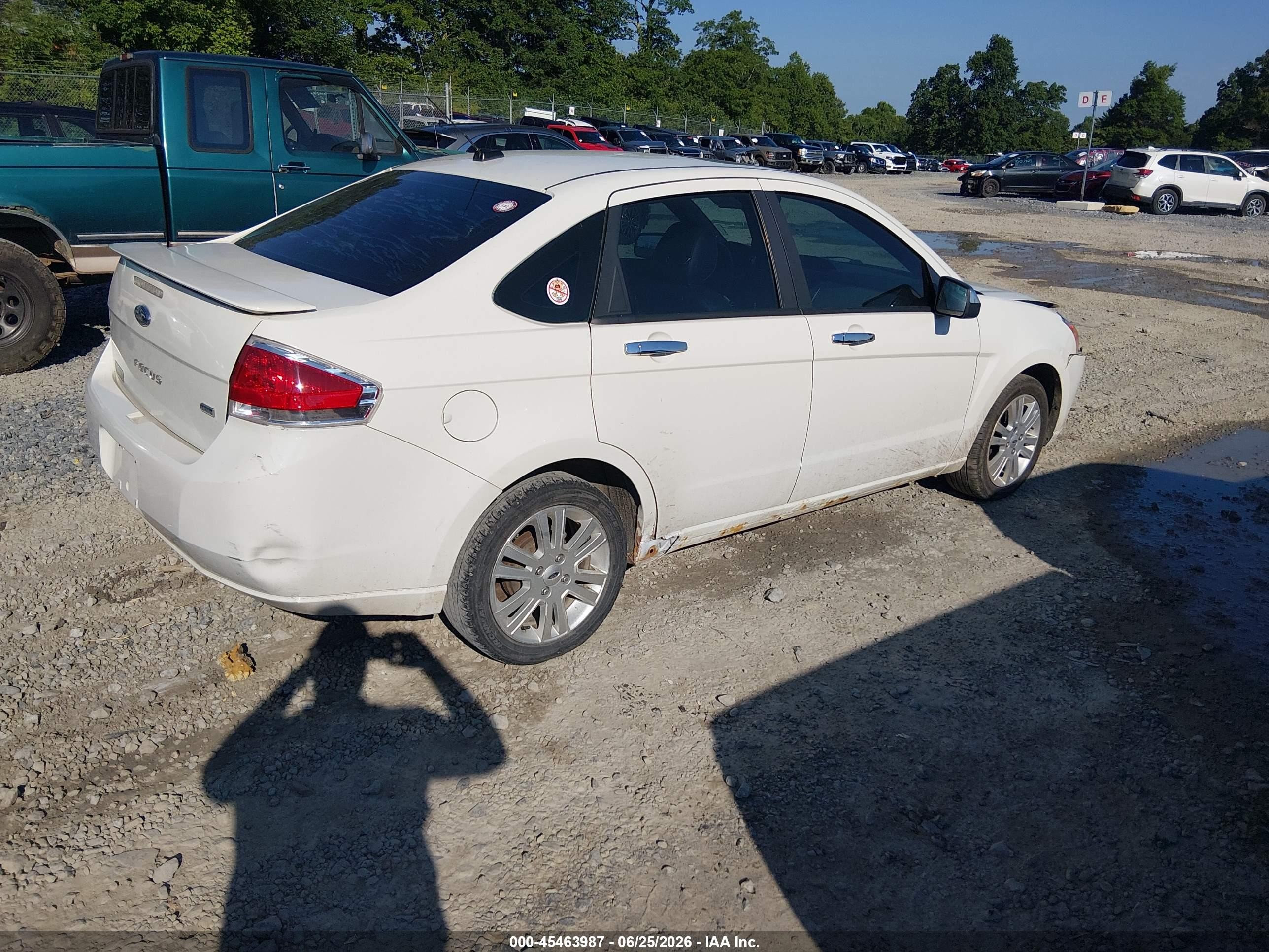 2010 Ford Focus Sel Белый vin: 1FAHP3HN1AW264655