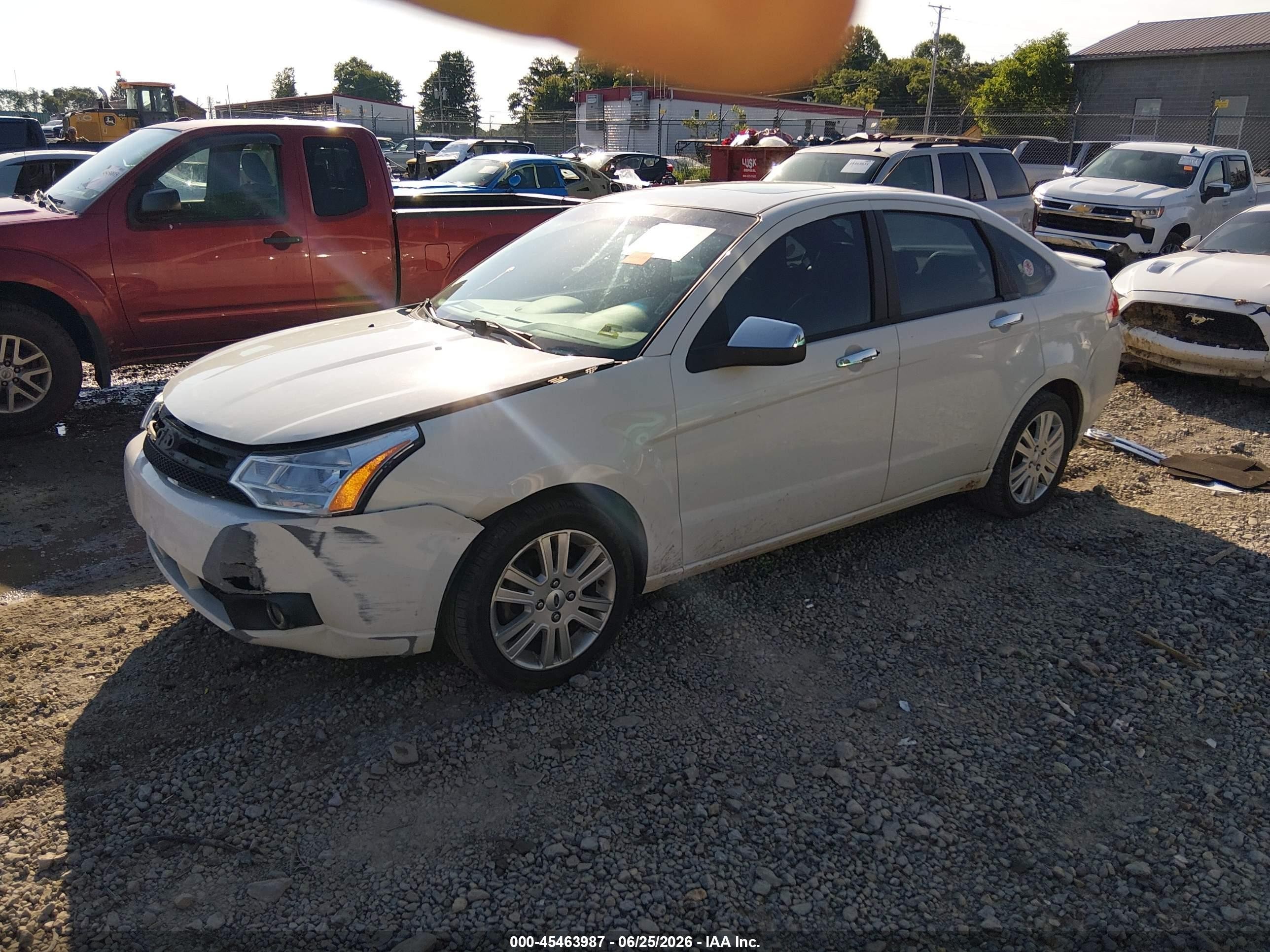 2010 Ford Focus Sel Белый vin: 1FAHP3HN1AW264655