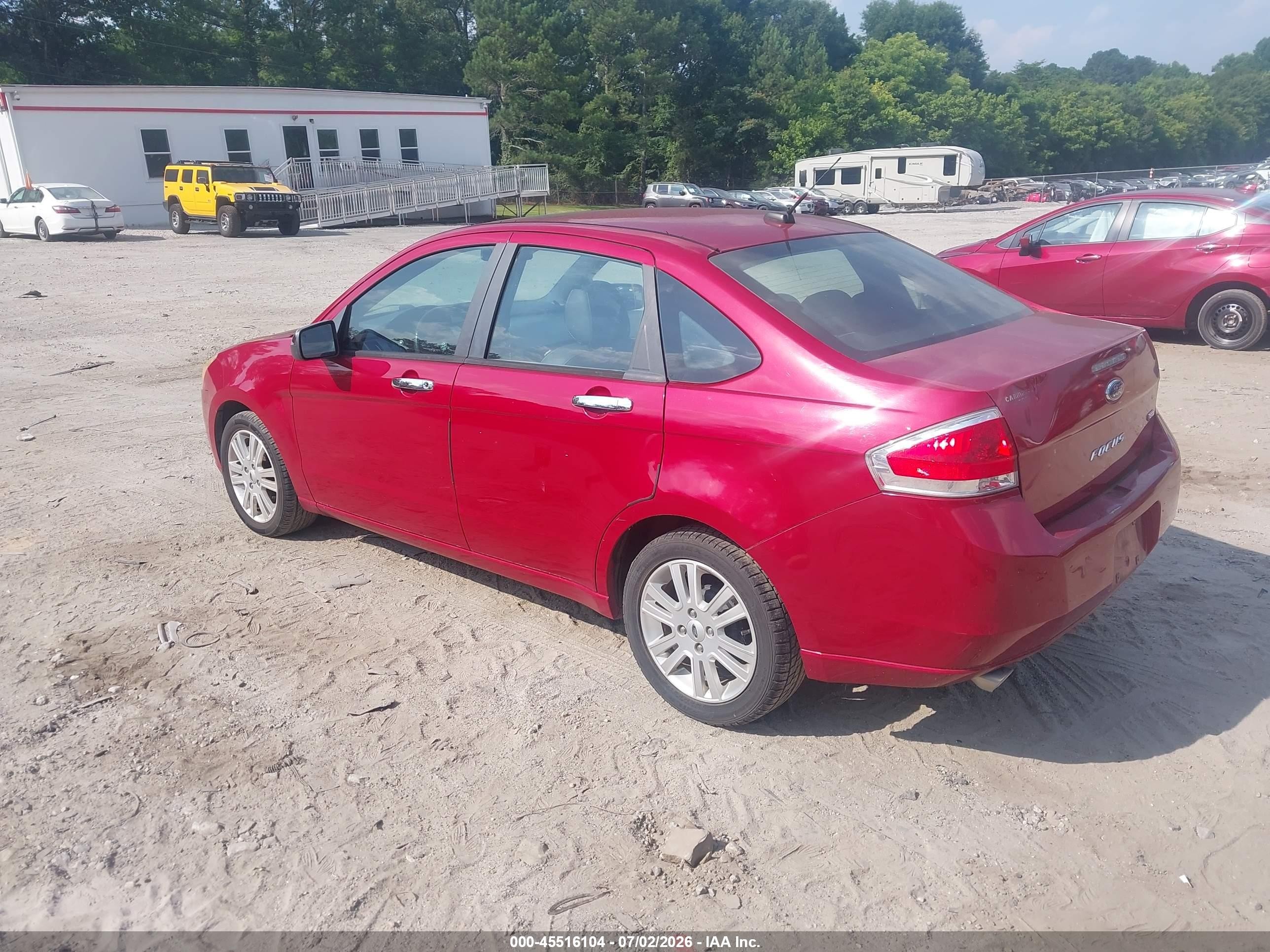 2010 Ford Focus Sel Красный vin: 1FAHP3HN1AW274067