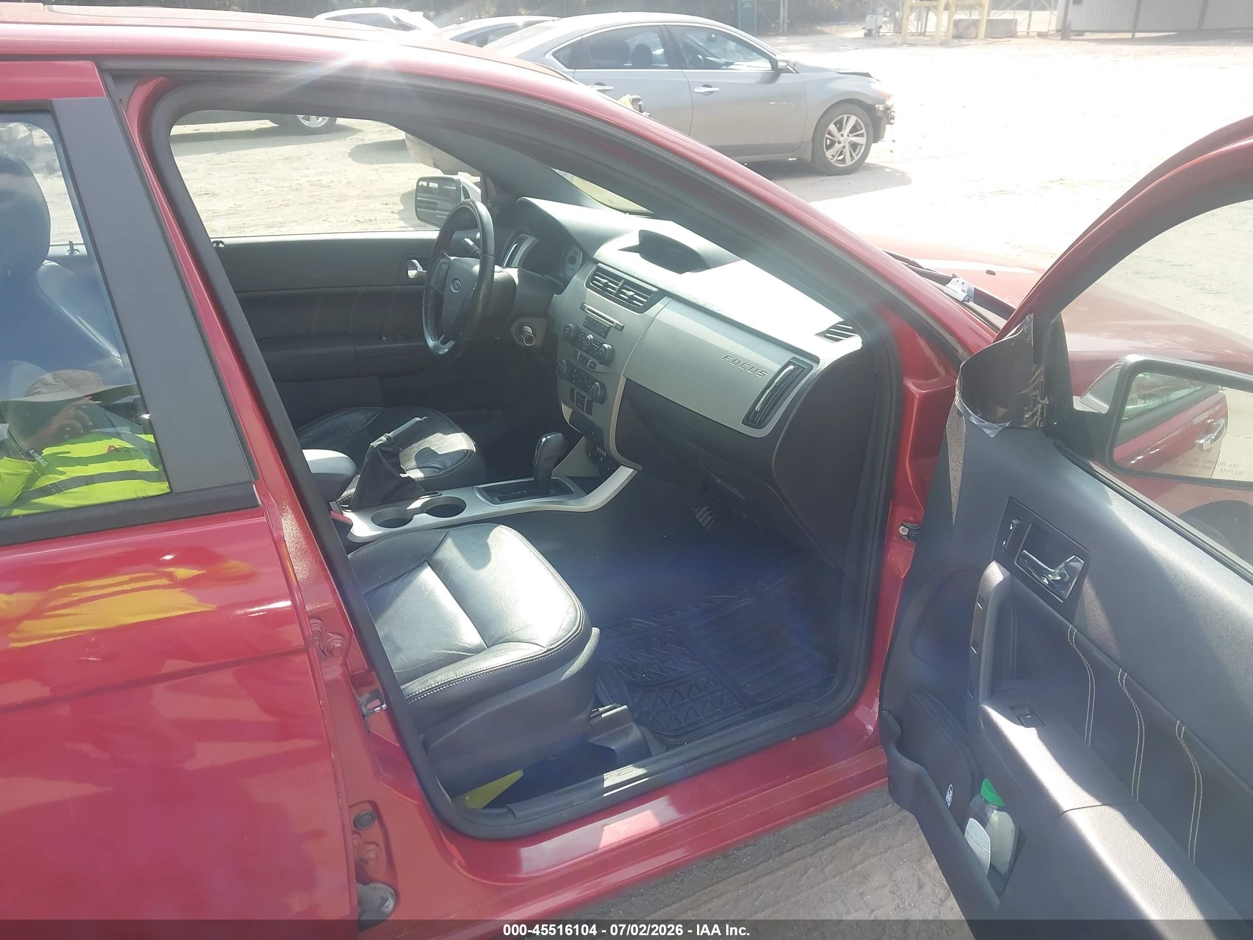 2010 Ford Focus Sel Красный vin: 1FAHP3HN1AW274067