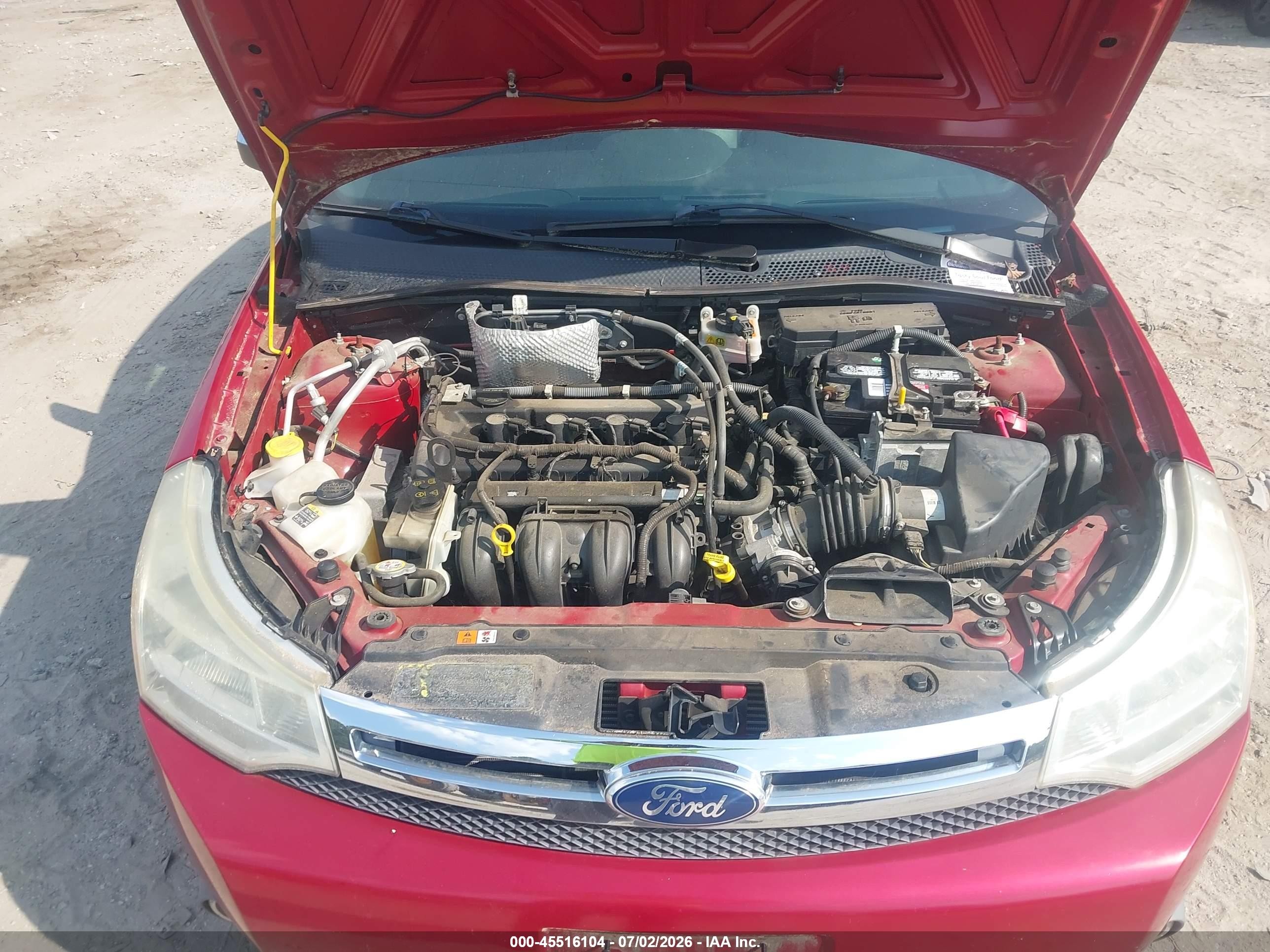 2010 Ford Focus Sel Красный vin: 1FAHP3HN1AW274067