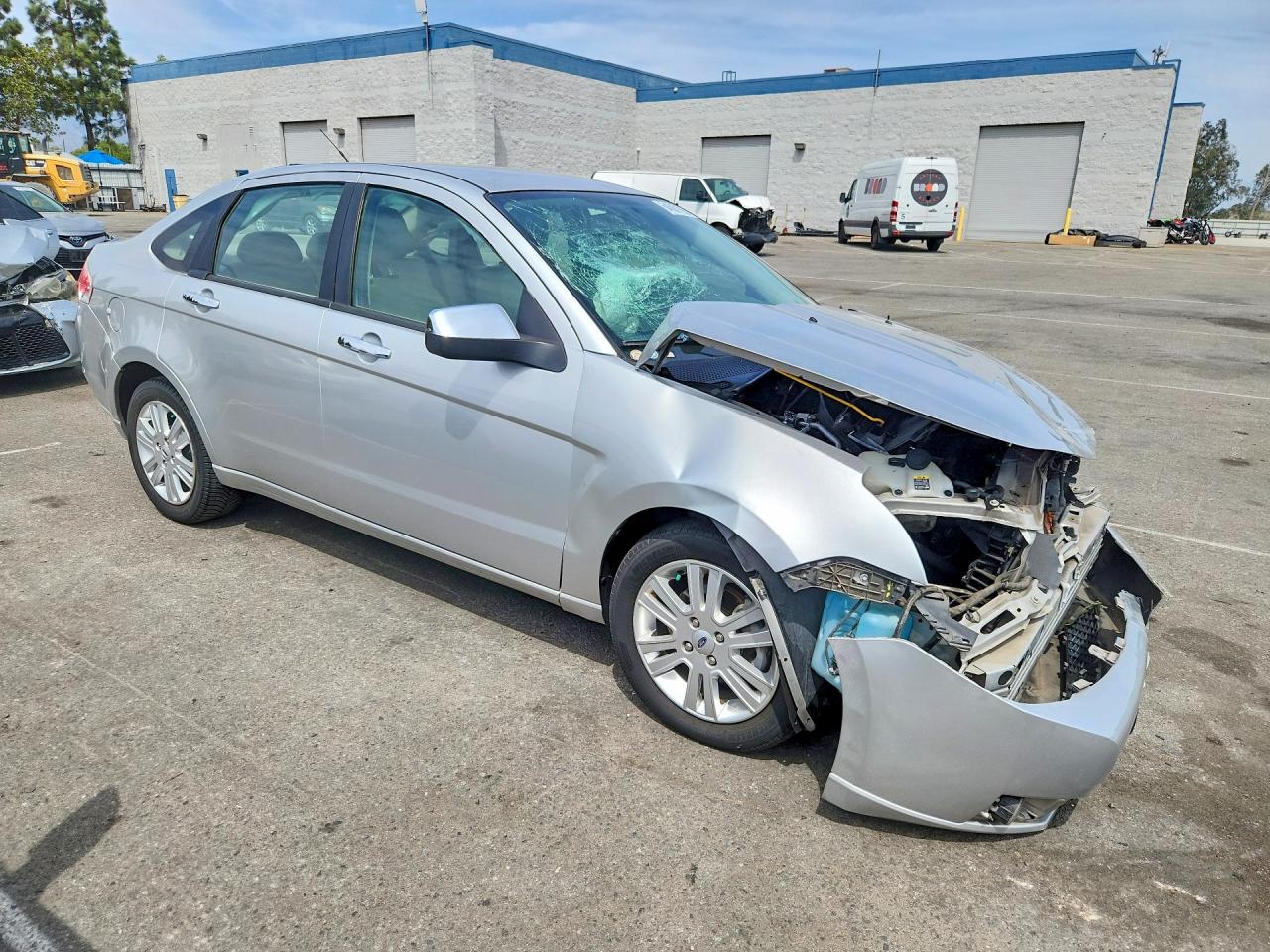 2010 Ford Focus Sel Серебряный vin: 1FAHP3HN1AW292262