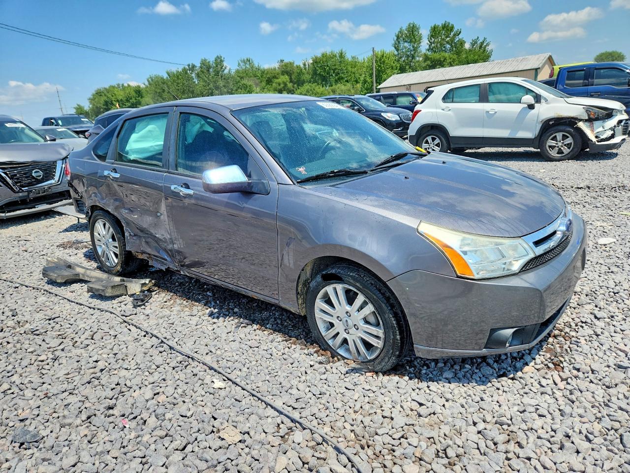 2010 Ford Focus Sel Gray vin: 1FAHP3HN2AW170395