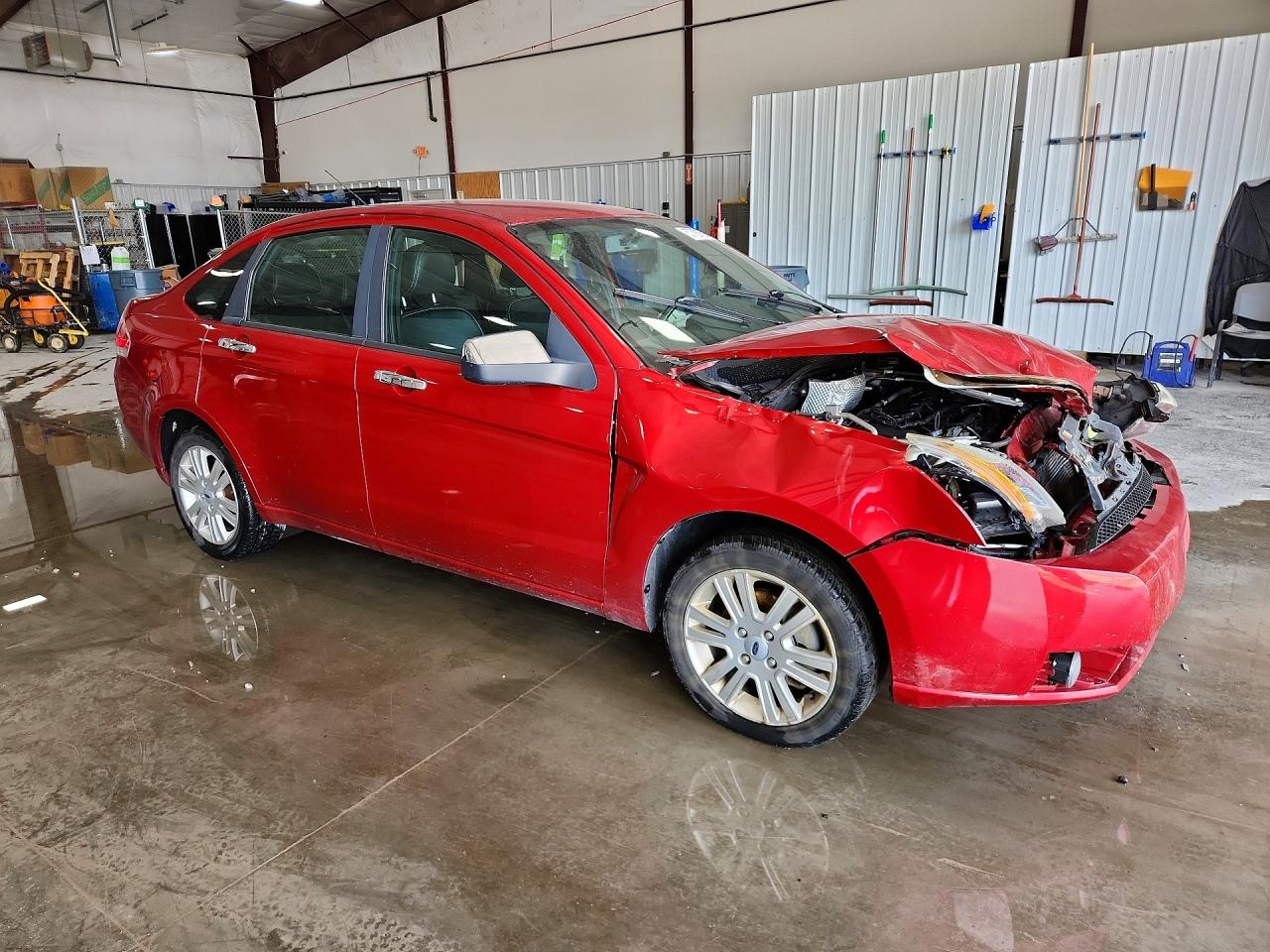 2010 Ford Focus Sel Maroon vin: 1FAHP3HN2AW216730