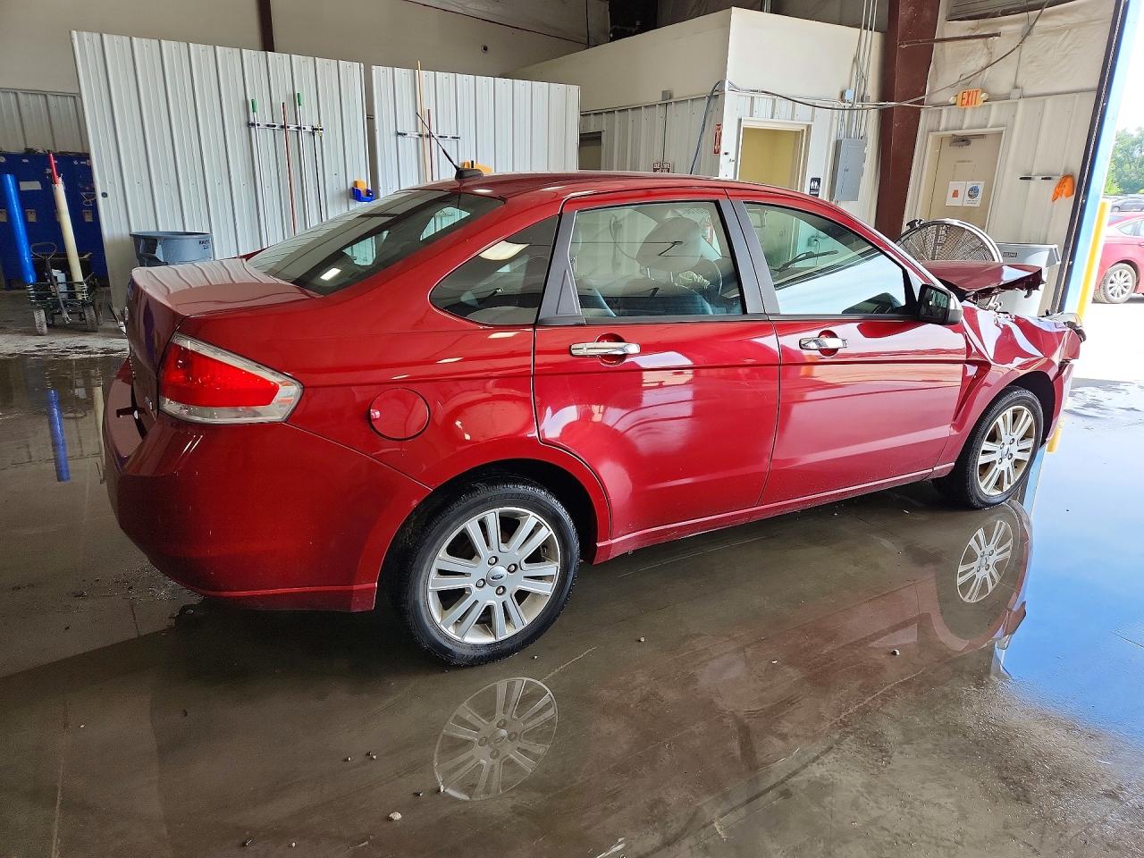 2010 Ford Focus Sel Maroon vin: 1FAHP3HN2AW216730