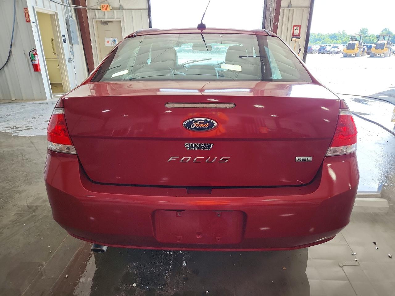 2010 Ford Focus Sel Maroon vin: 1FAHP3HN2AW216730