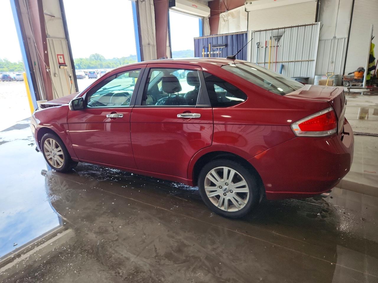 2010 Ford Focus Sel Maroon vin: 1FAHP3HN2AW216730