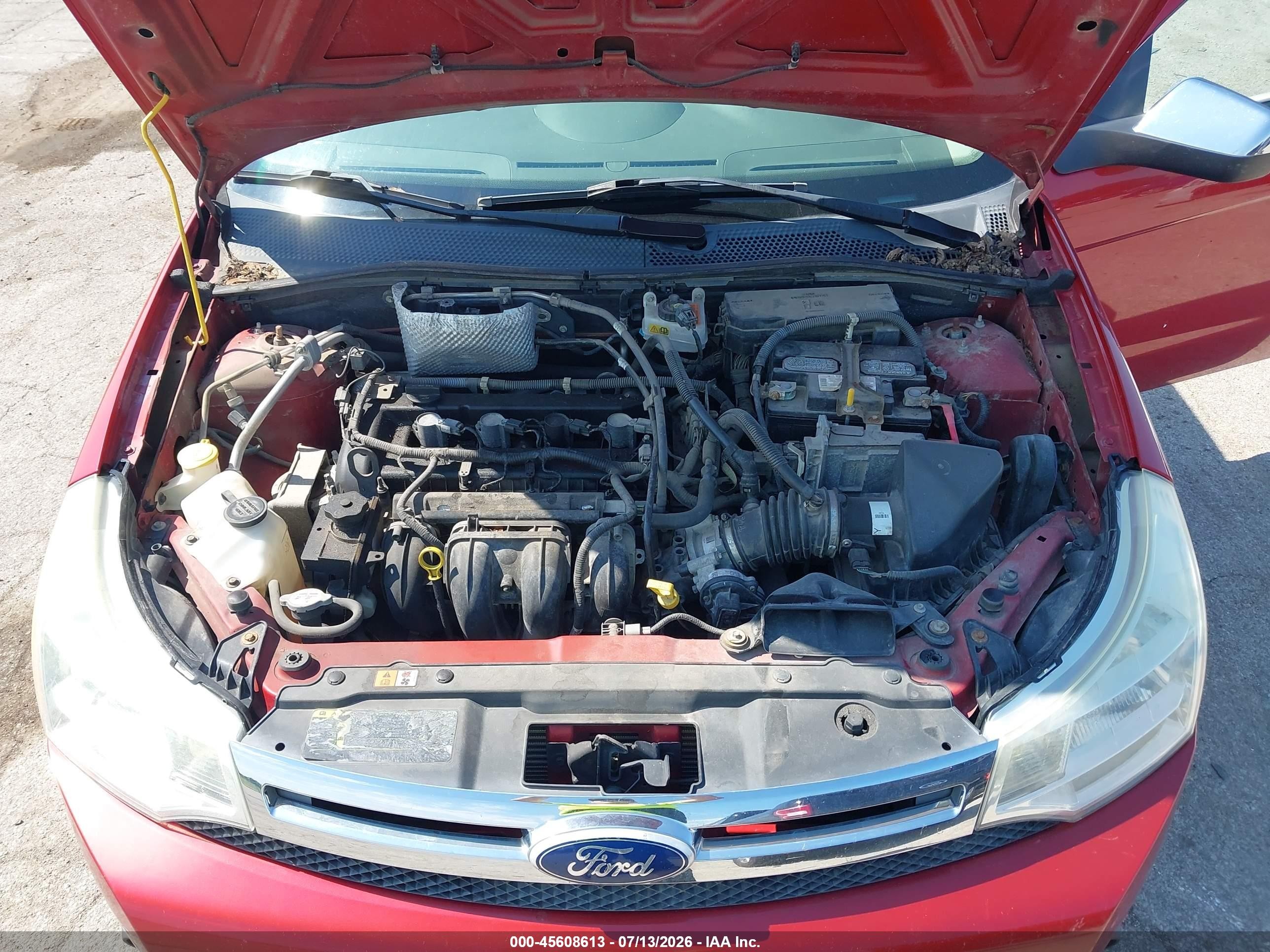 2010 Ford Focus Sel Maroon vin: 1FAHP3HN2AW281707