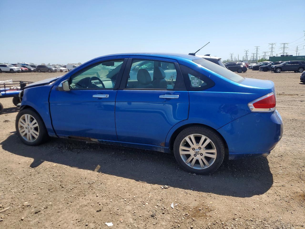 2010 Ford Focus Blue vin: 1FAHP3HN3AW195743