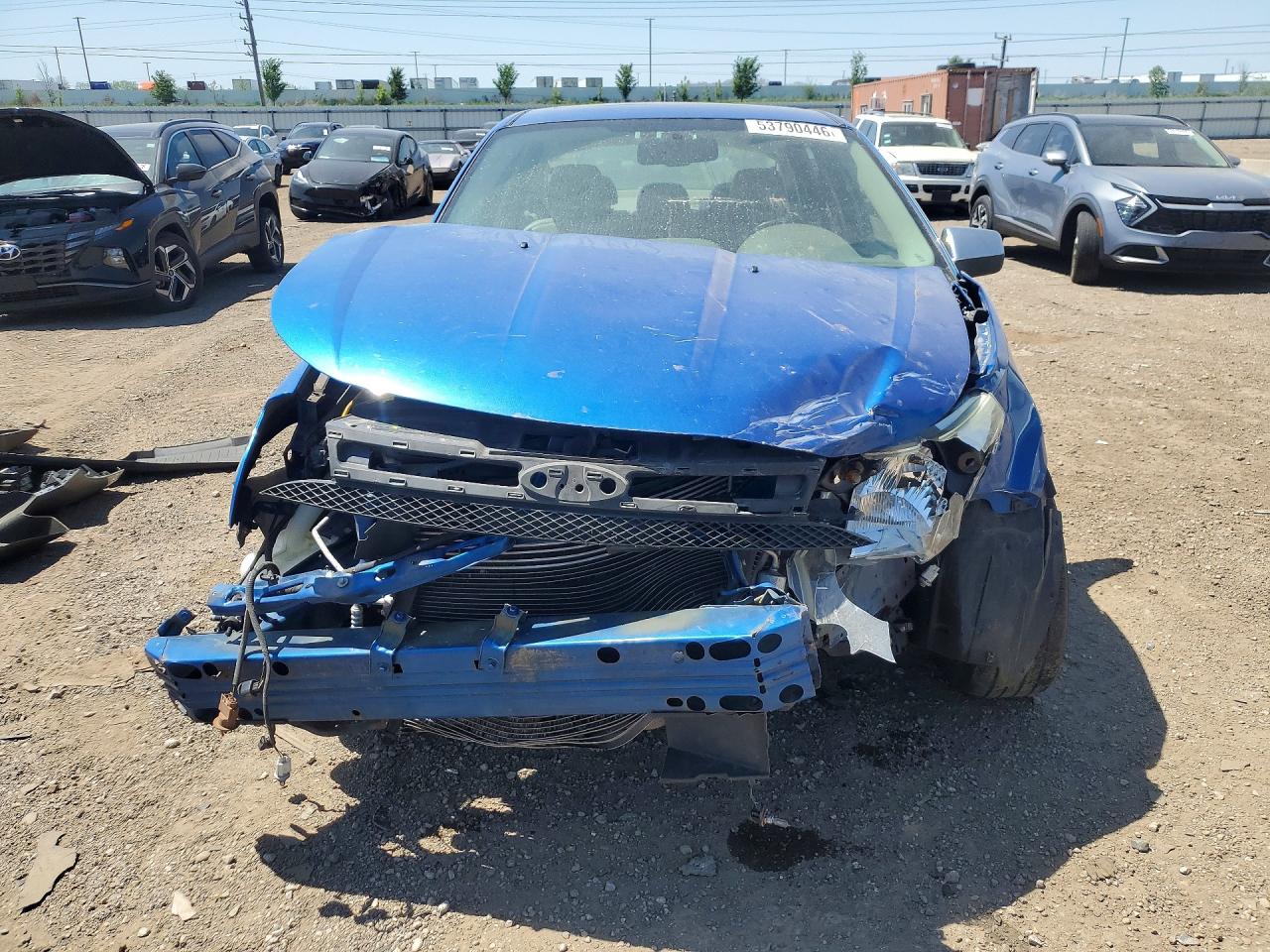 2010 Ford Focus Blue vin: 1FAHP3HN3AW195743