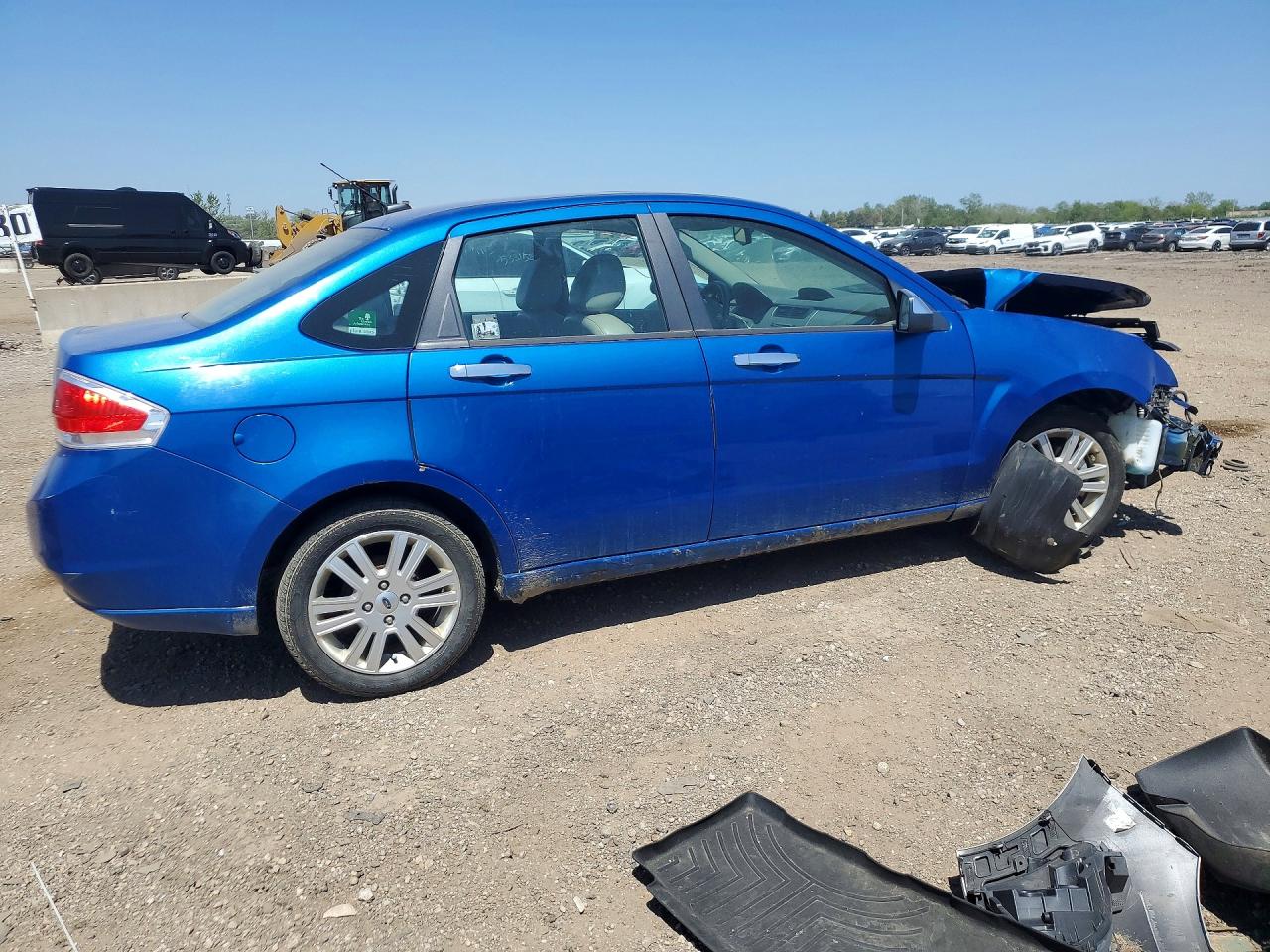 2010 Ford Focus Blue vin: 1FAHP3HN3AW195743