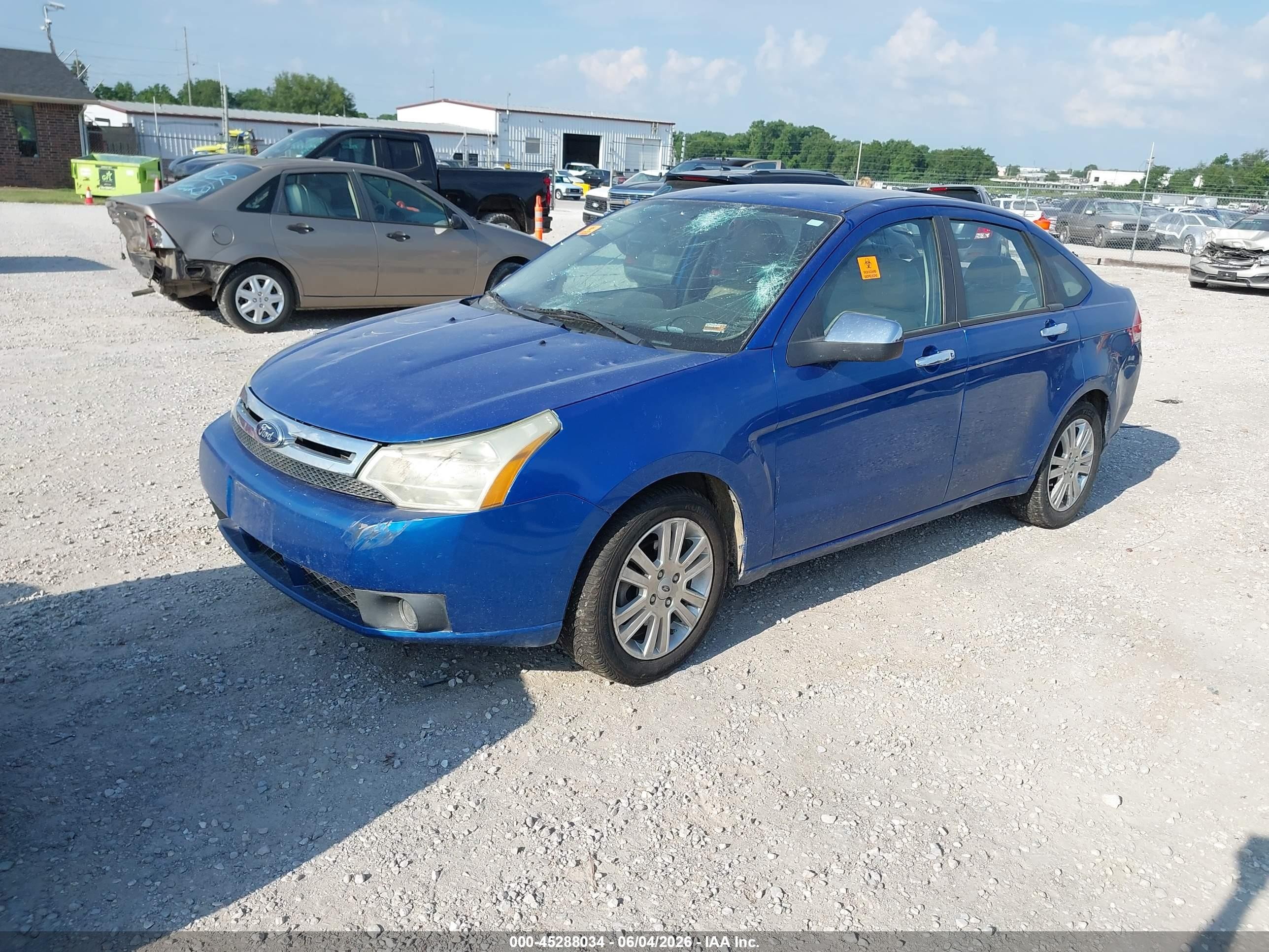 2010 Ford Focus Sel Синий vin: 1FAHP3HN3AW232967