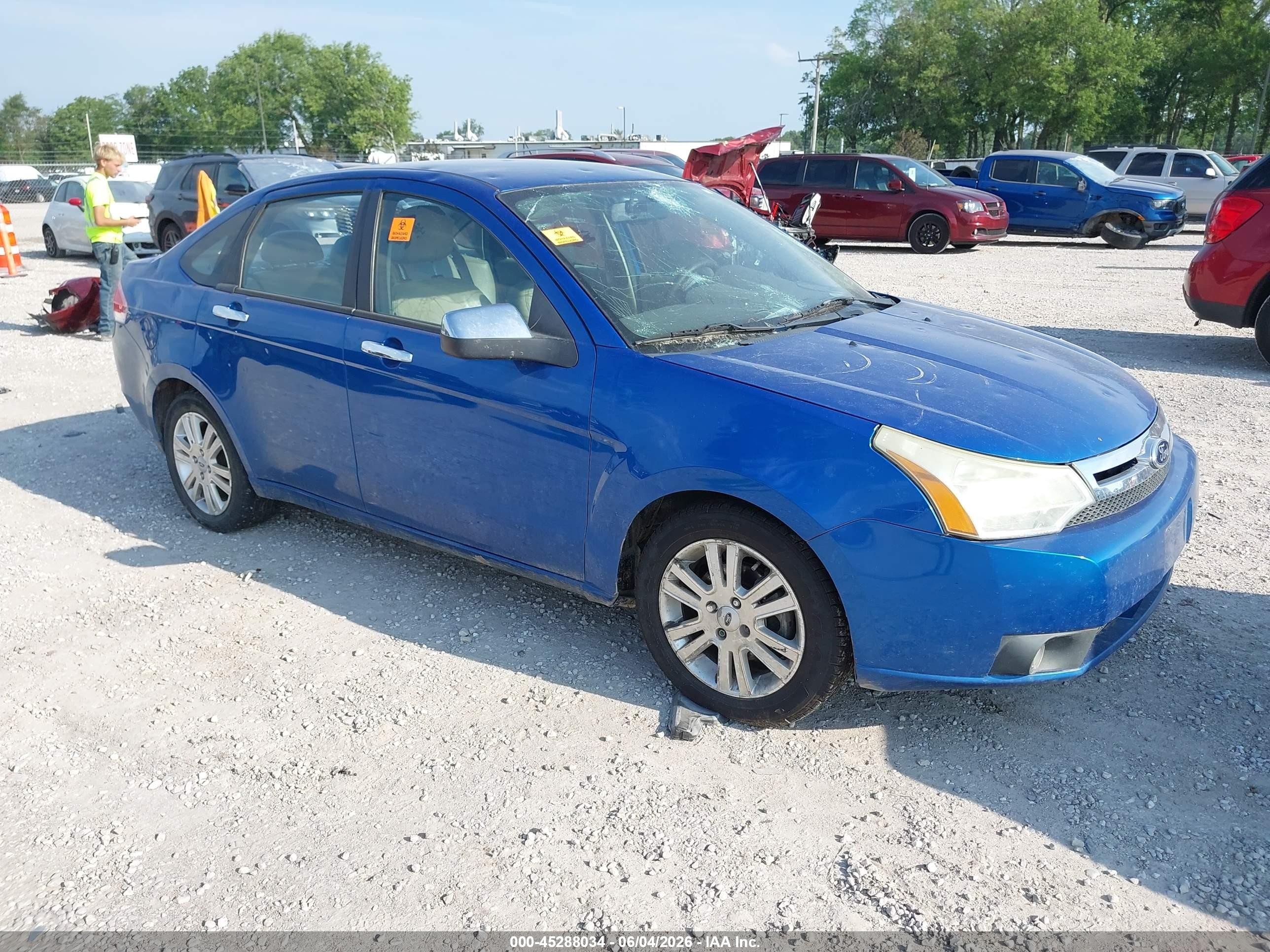2010 Ford Focus Sel Blue vin: 1FAHP3HN3AW232967