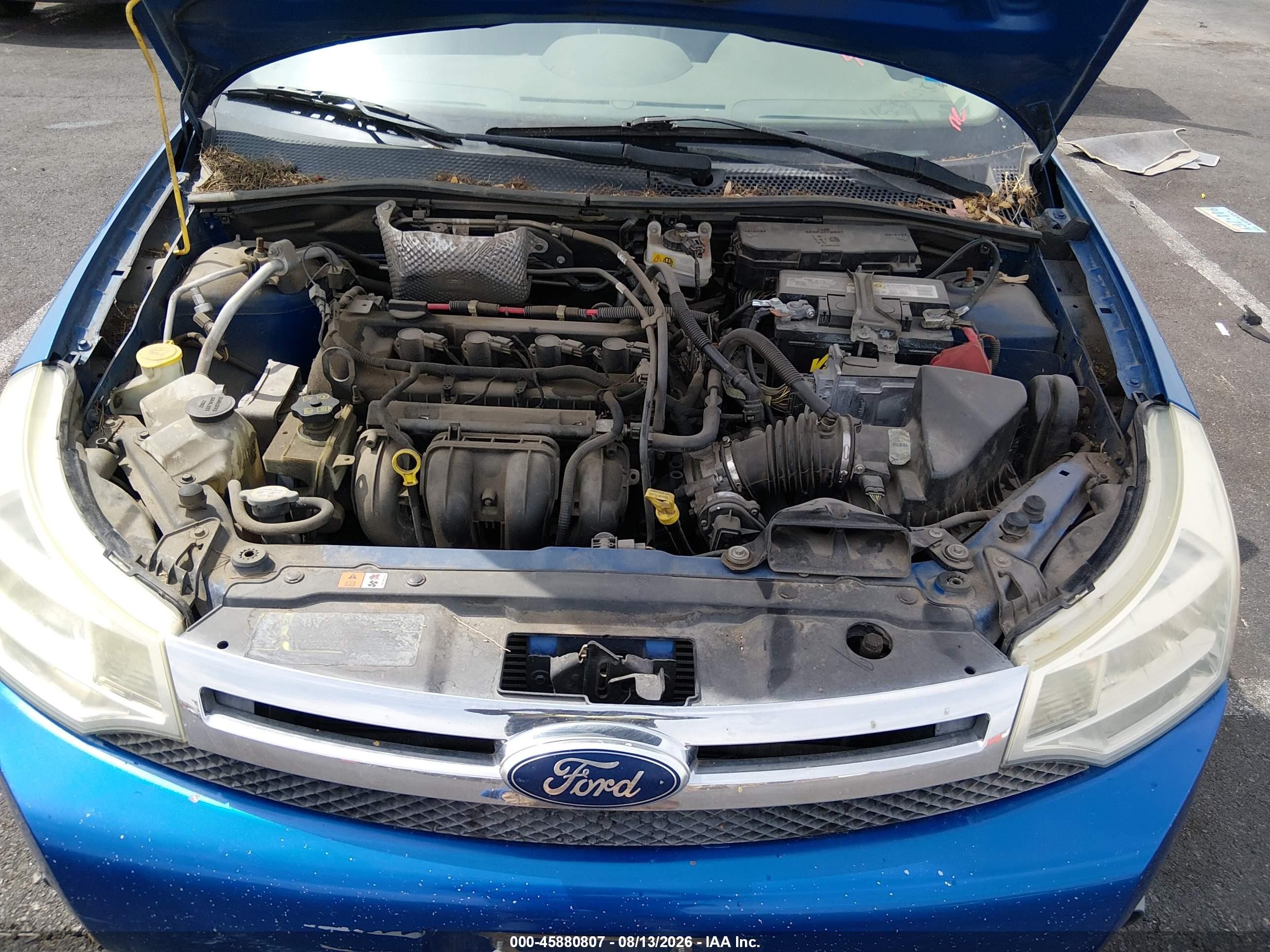 2011 Ford Focus Sel Синий vin: 1FAHP3HN3BW169631