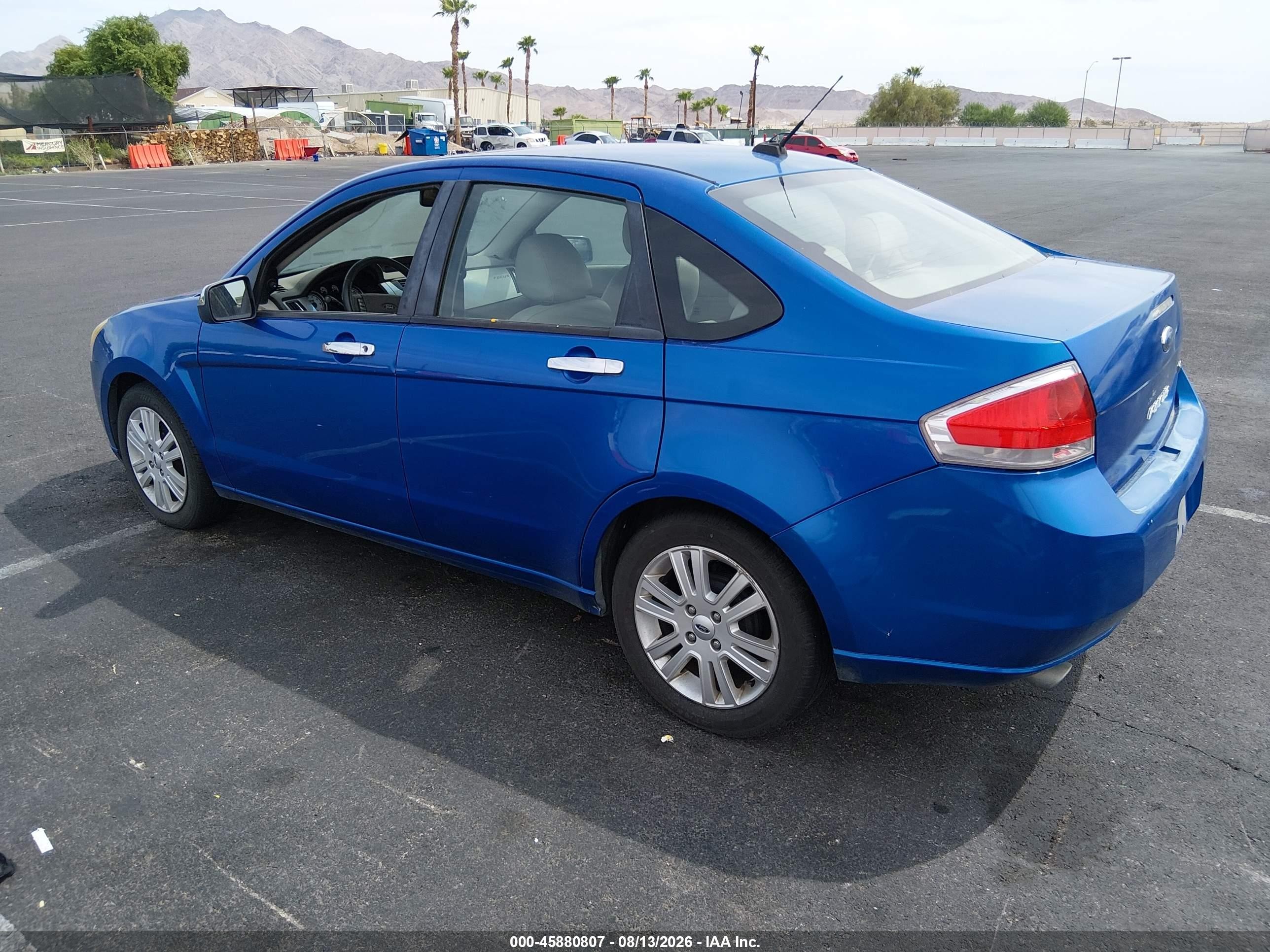 2011 Ford Focus Sel Синий vin: 1FAHP3HN3BW169631