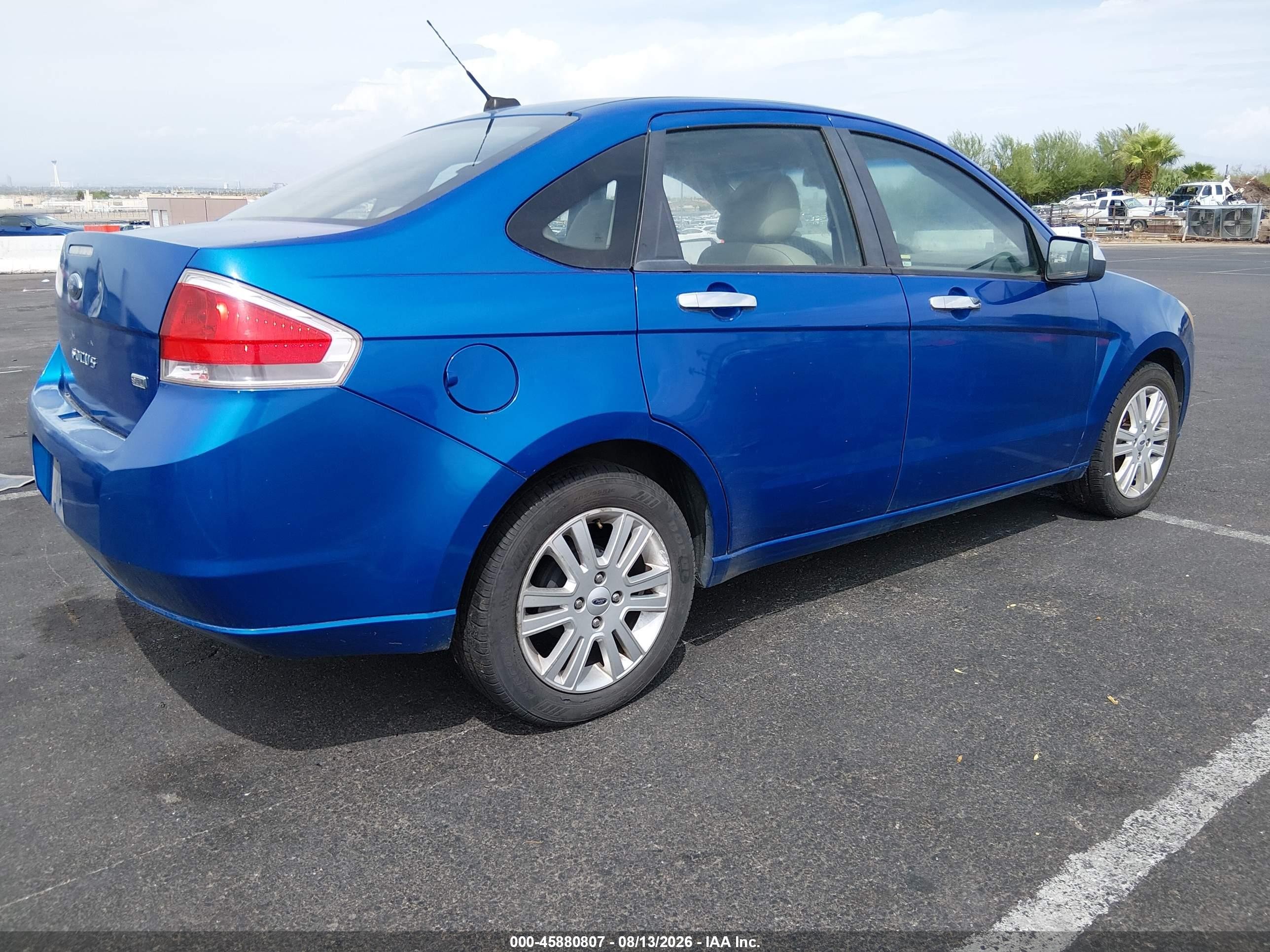 2011 Ford Focus Sel Синий vin: 1FAHP3HN3BW169631
