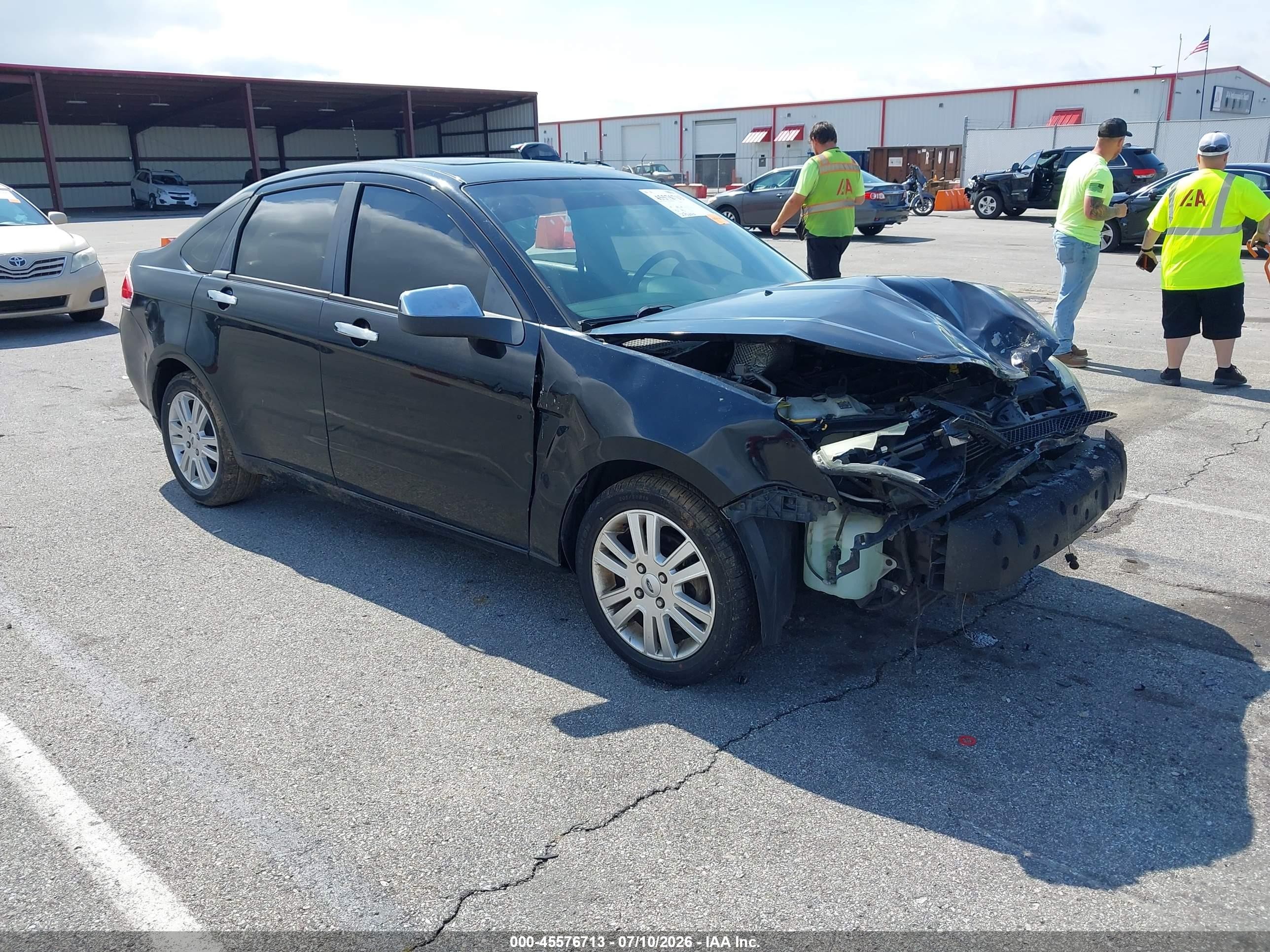 2010 Ford Focus Sel Black vin: 1FAHP3HN4AW129640