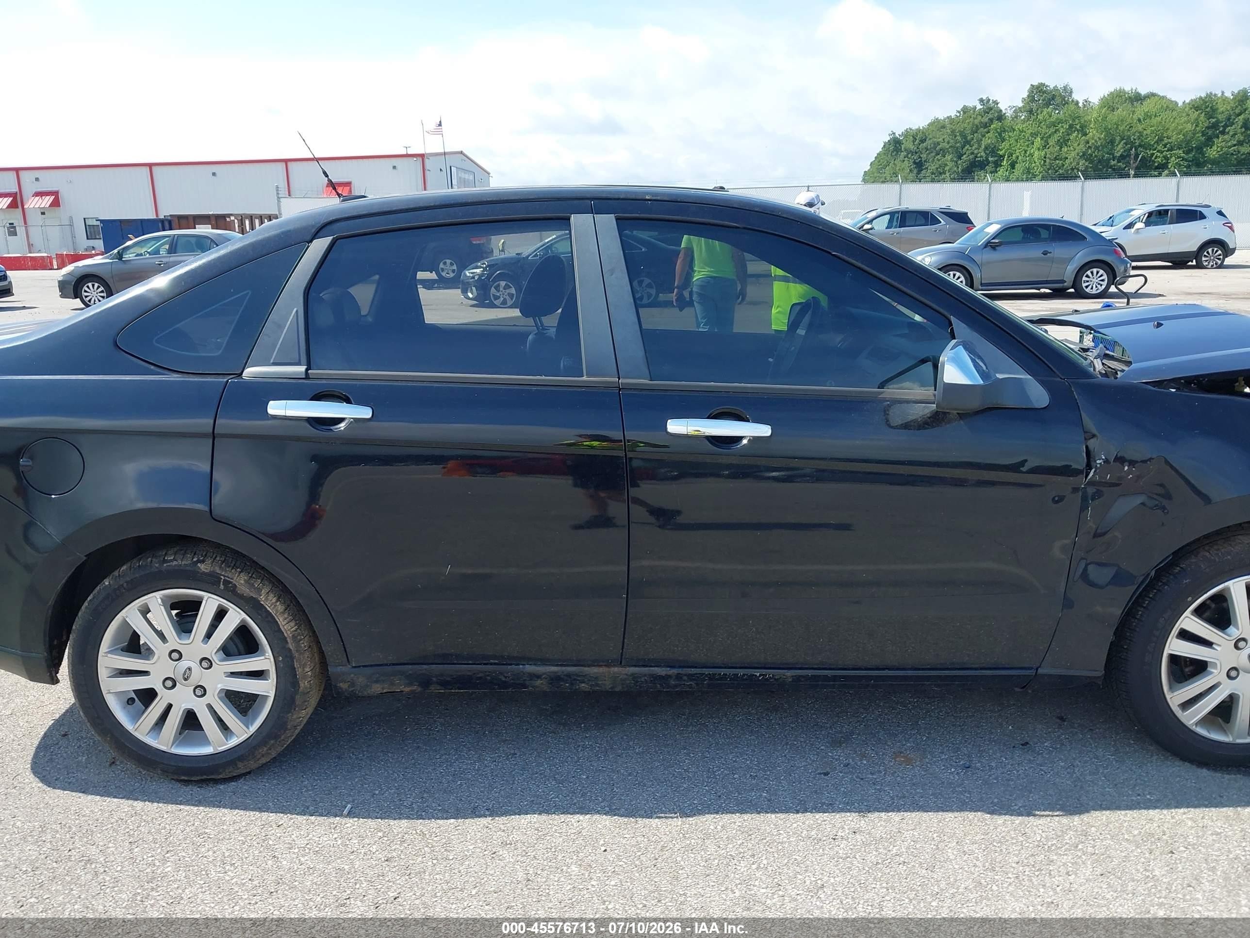 2010 Ford Focus Sel Black vin: 1FAHP3HN4AW129640