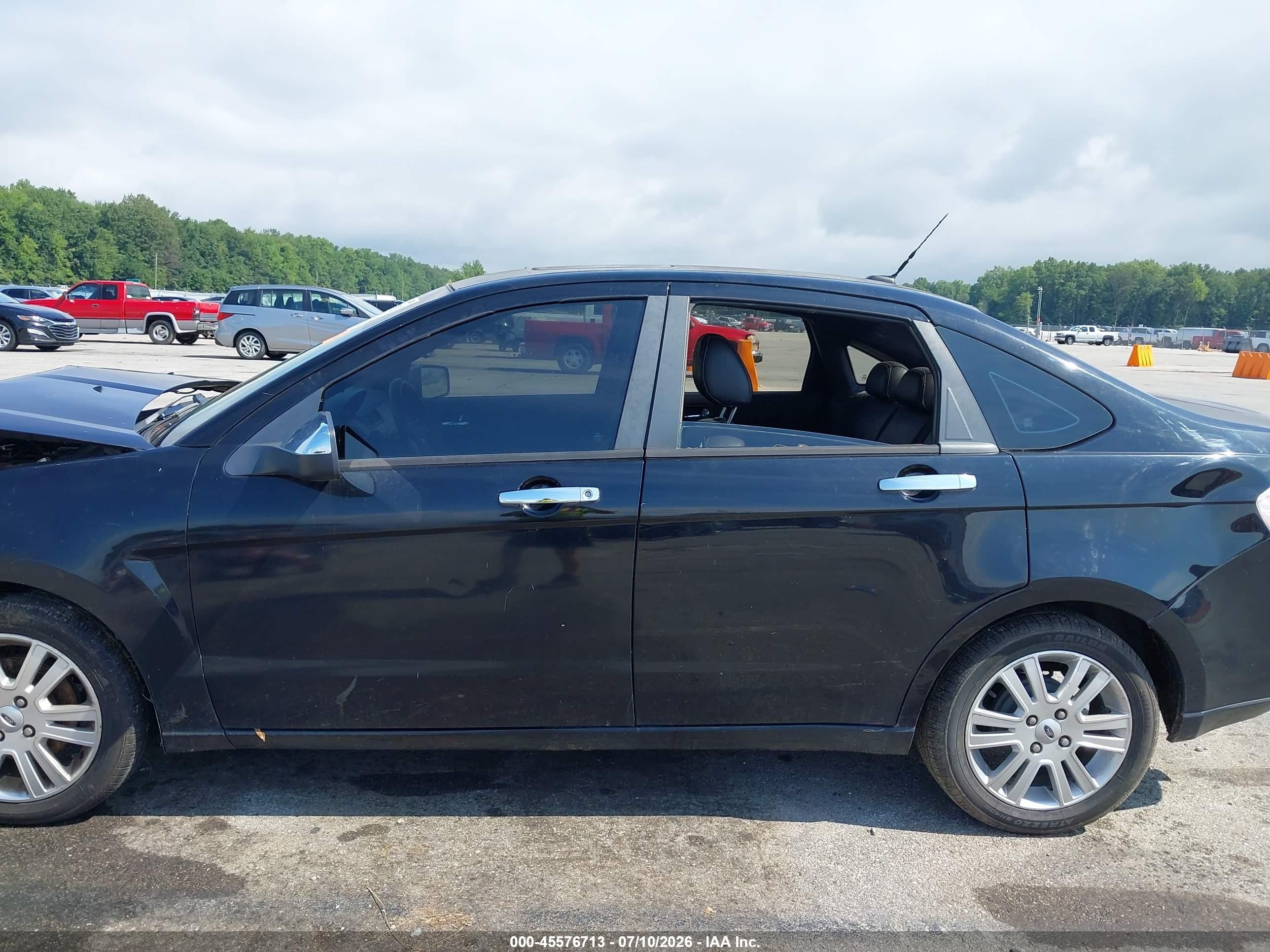 2010 Ford Focus Sel Black vin: 1FAHP3HN4AW129640